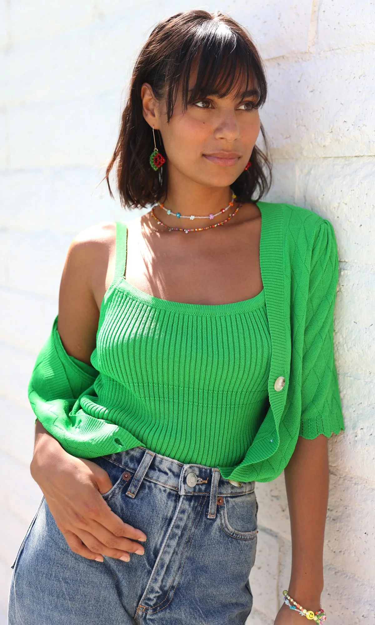 Florence Ribbed Knit Top Chic Design