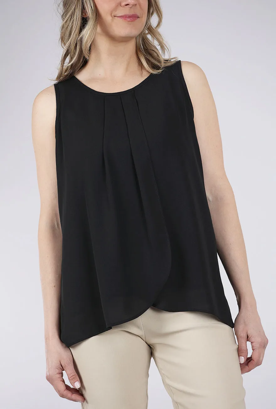 Flutter Front Shell, Black Feminine - soft