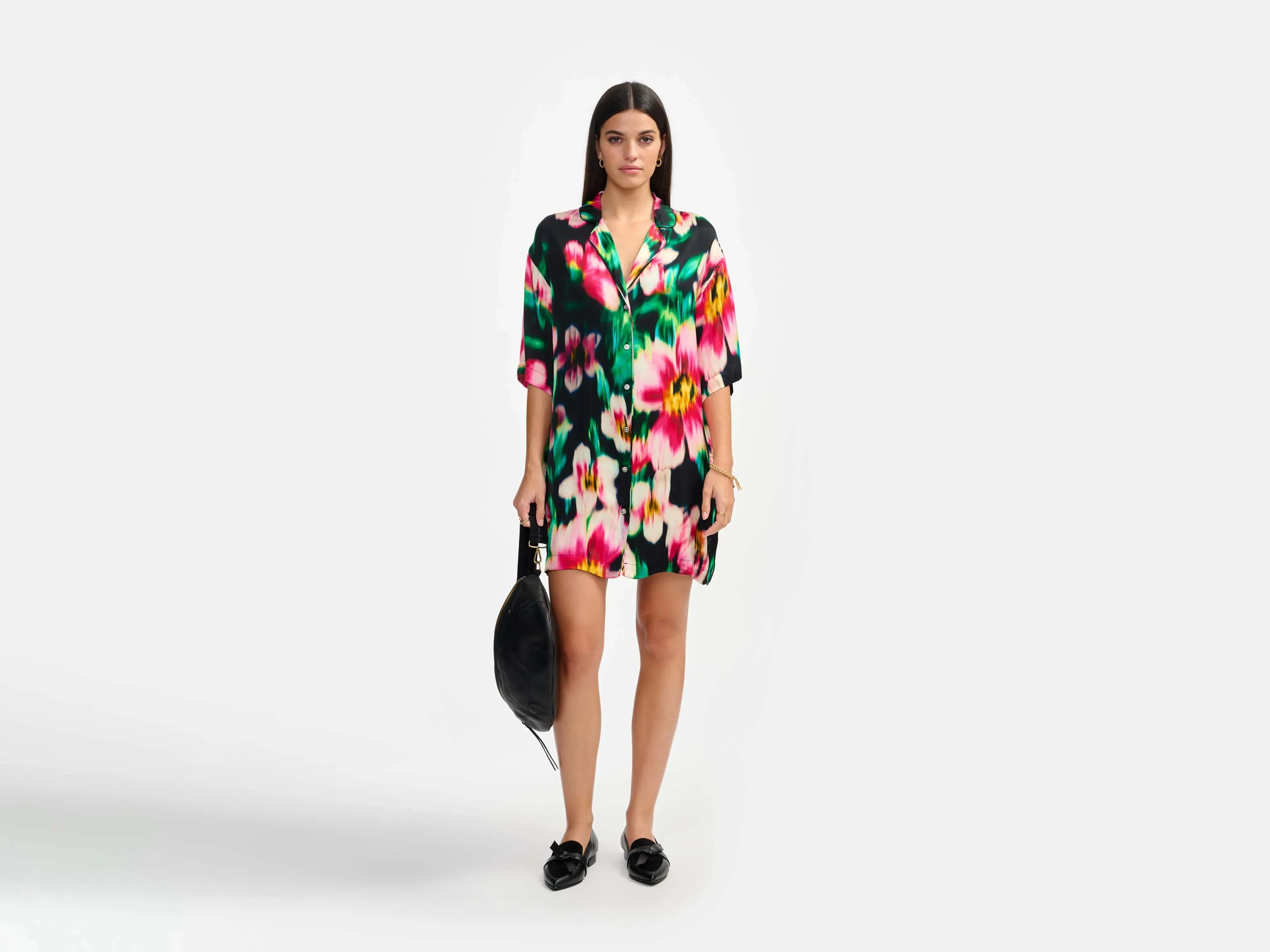 planets dress (241 / W / COMBO A) Contrast-Lining
