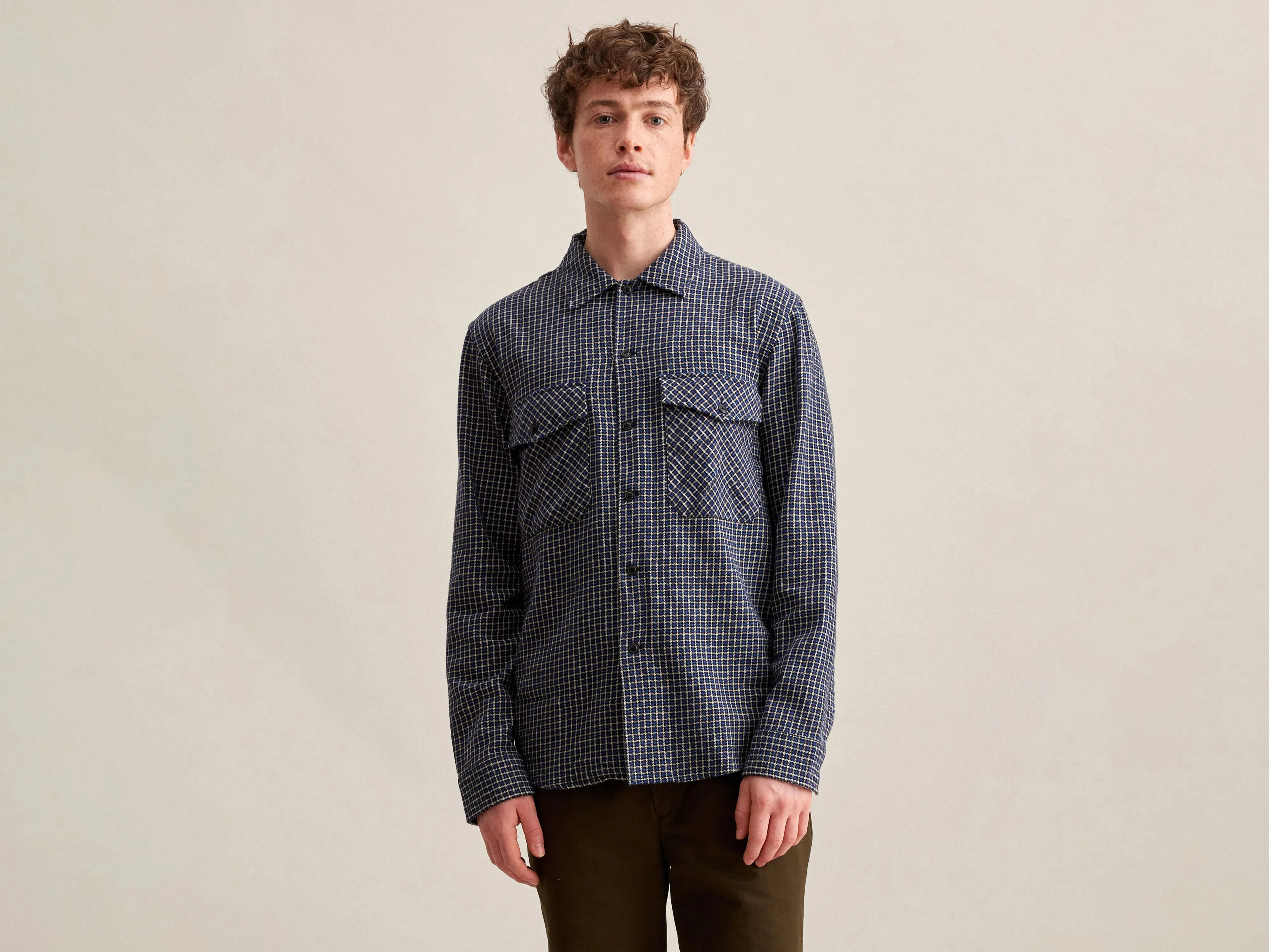 Francis Shirt (232 / M / CHECK A) Global Inspiration Modern Chic