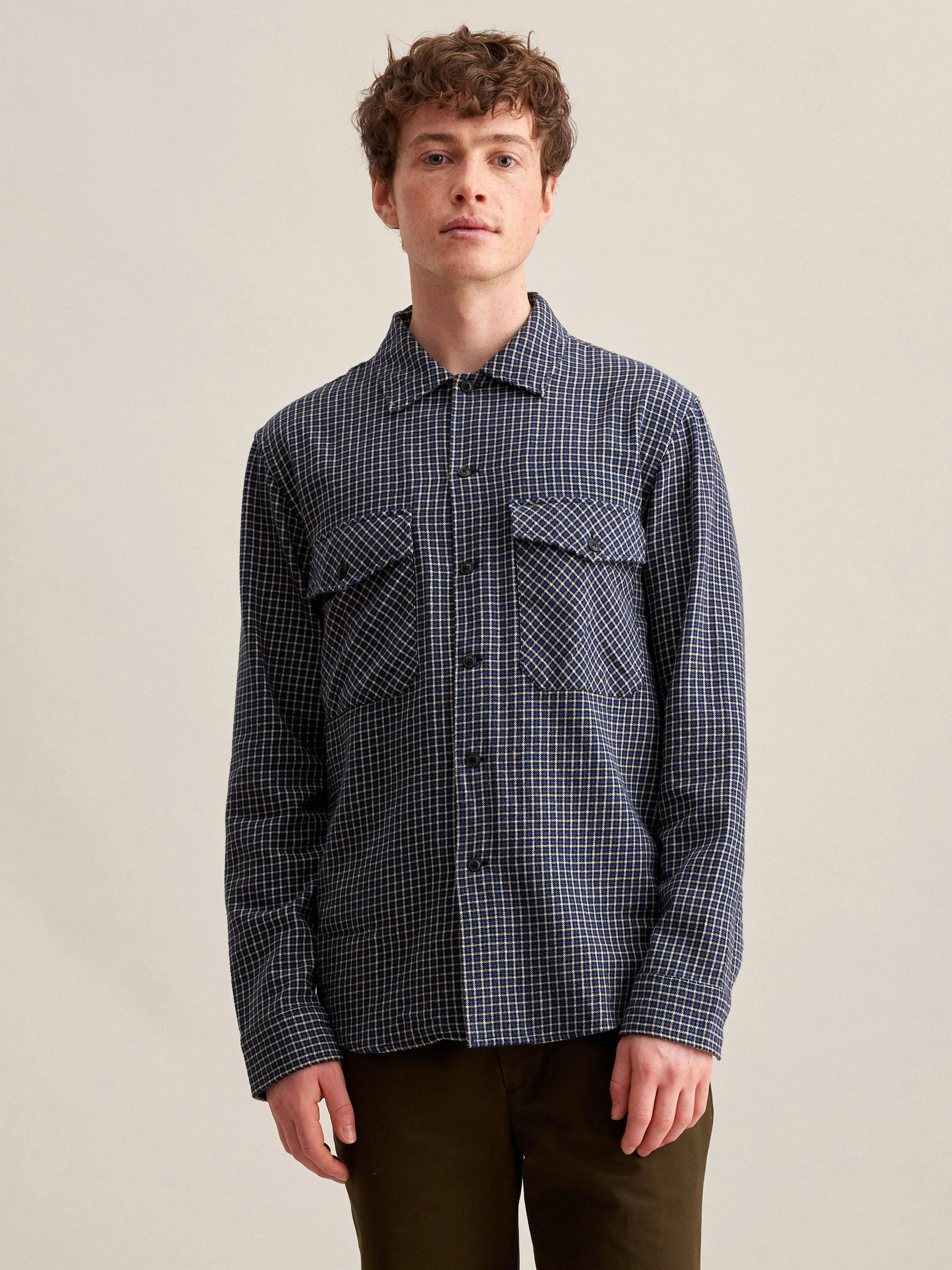 Francis Shirt (232 / M / CHECK A) Holiday Ready