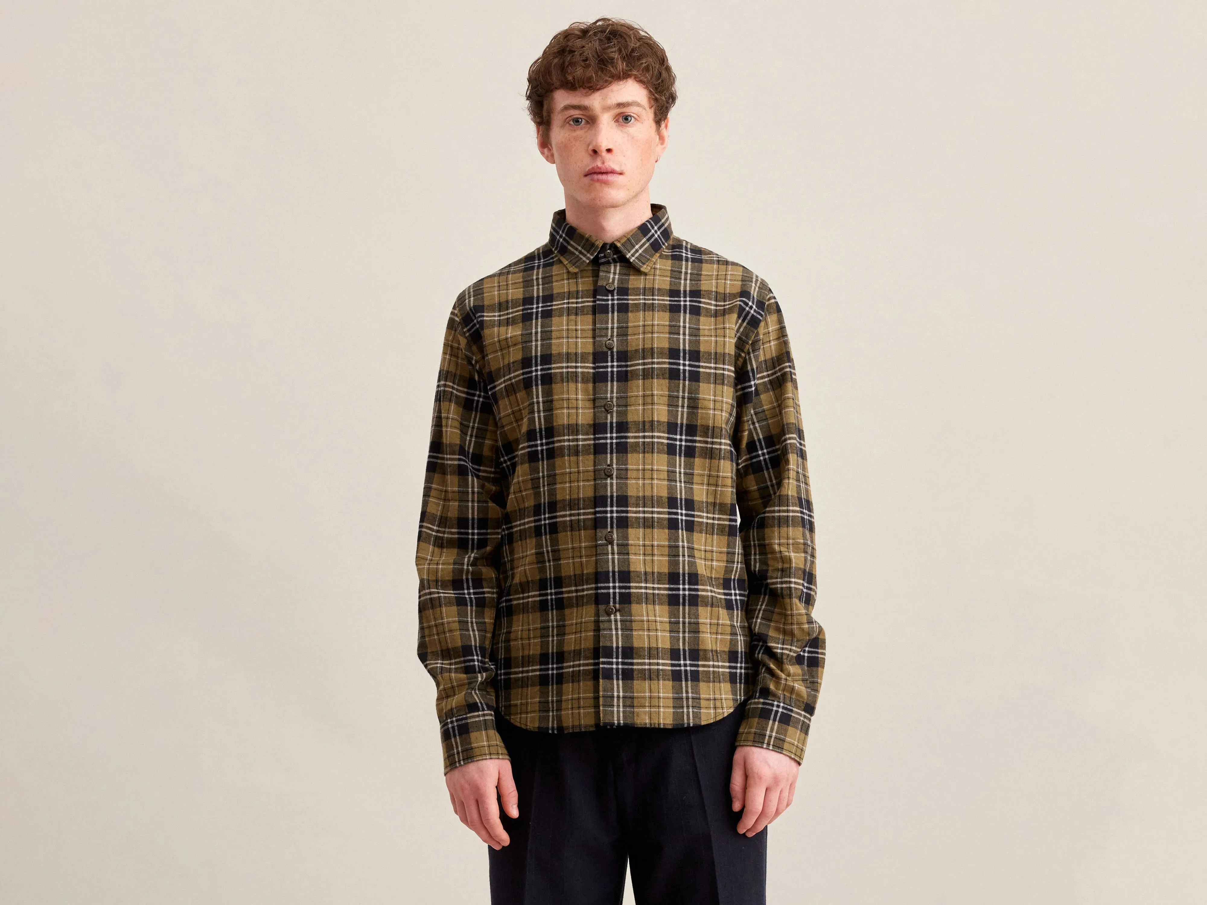 Frank Shirt (232 / M / CHECK C) Daily Mood Creative Layering
