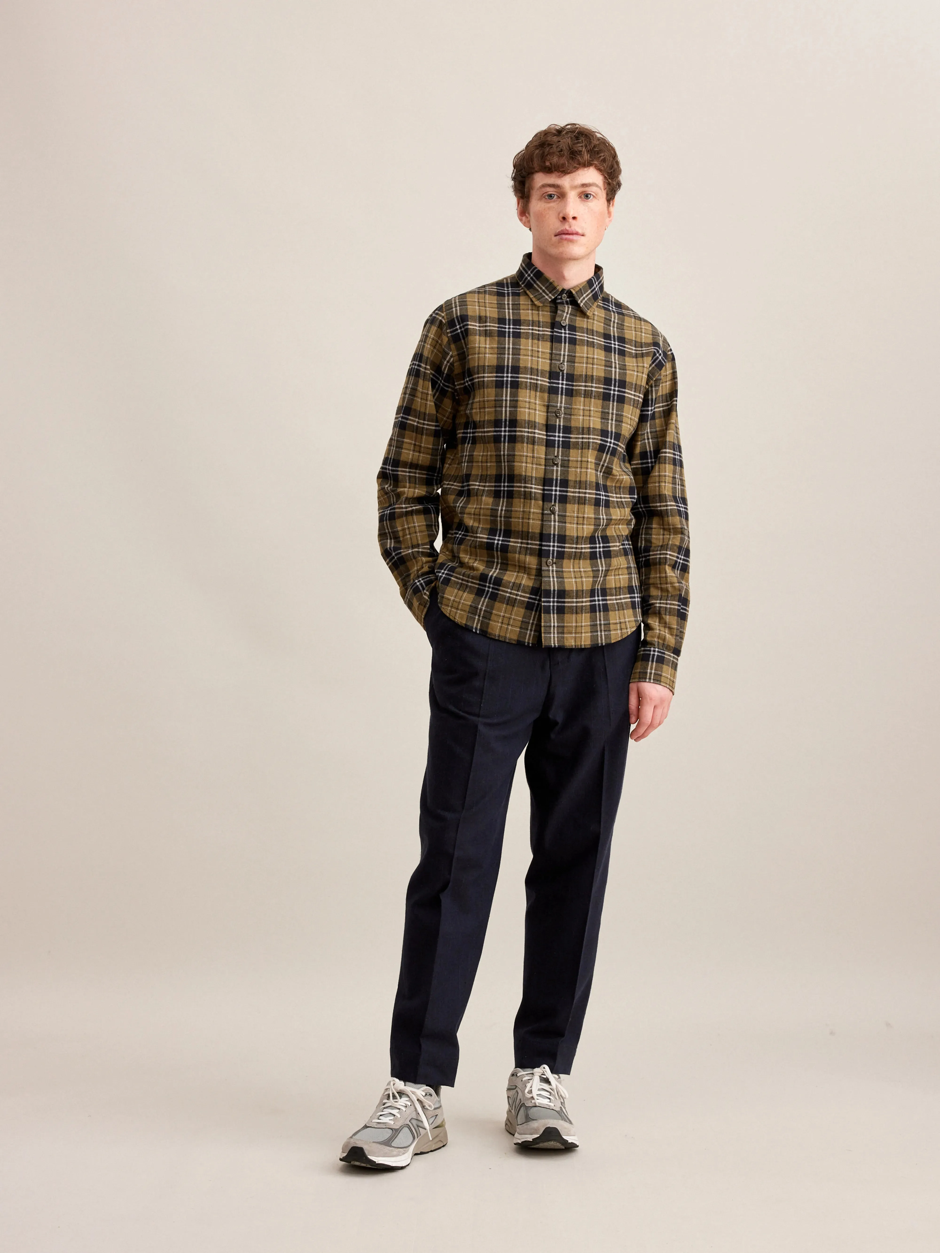 Frank Shirt (232 / M / CHECK C) Modern Flow