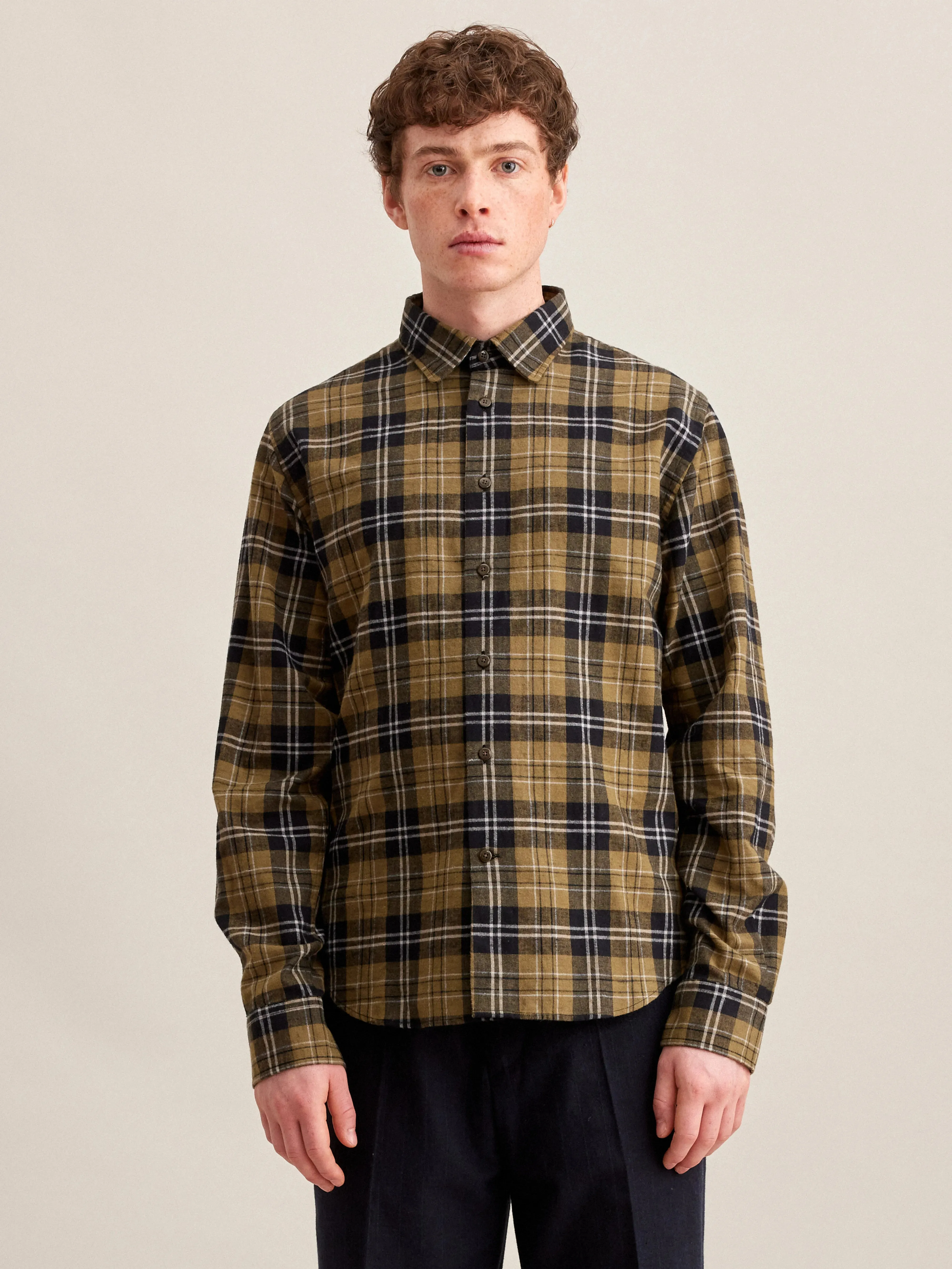 Frank Shirt (232 / M / CHECK C) Modern Flow