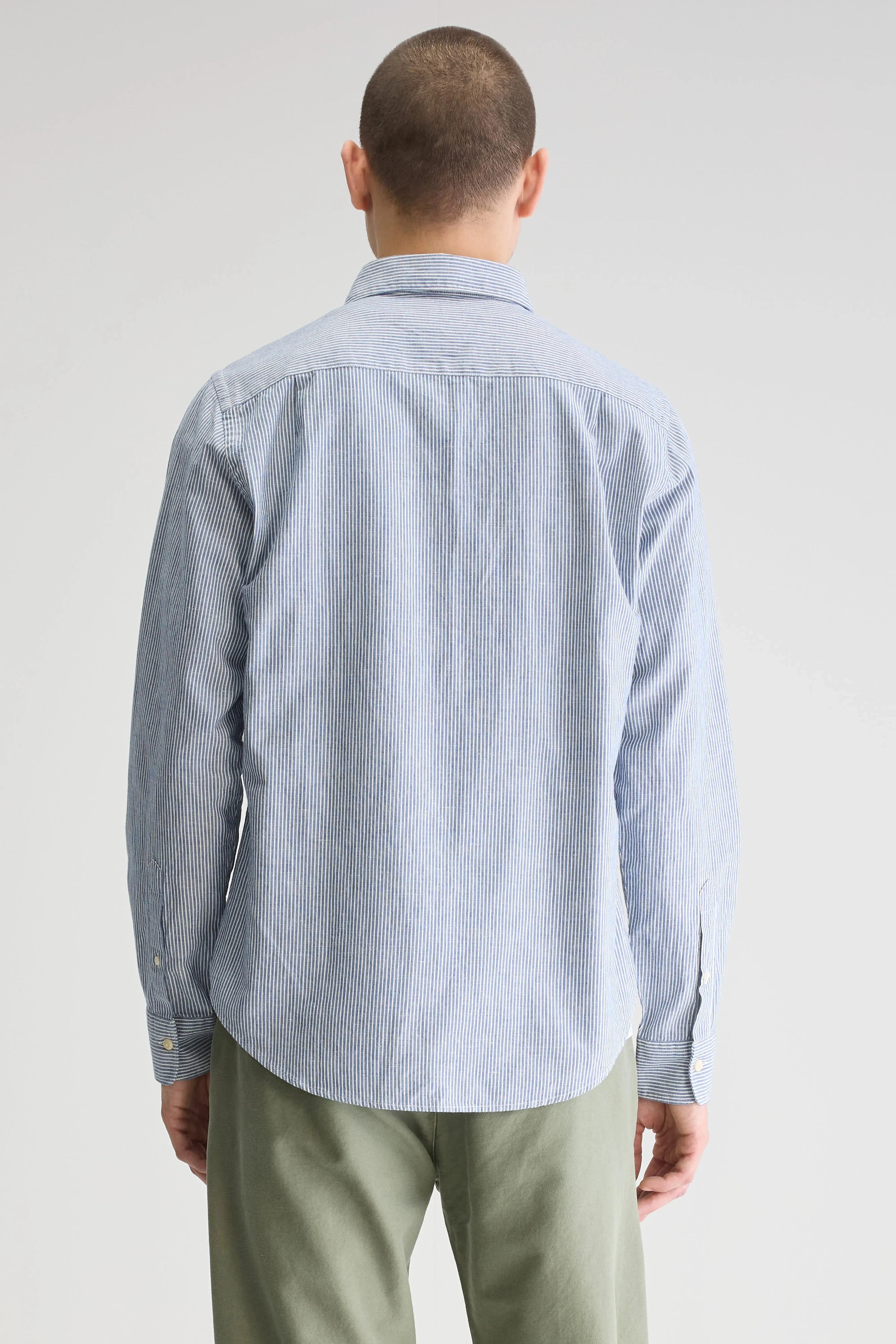 Franklin regular shirt (251 / M / STRIPE A) Floor Length