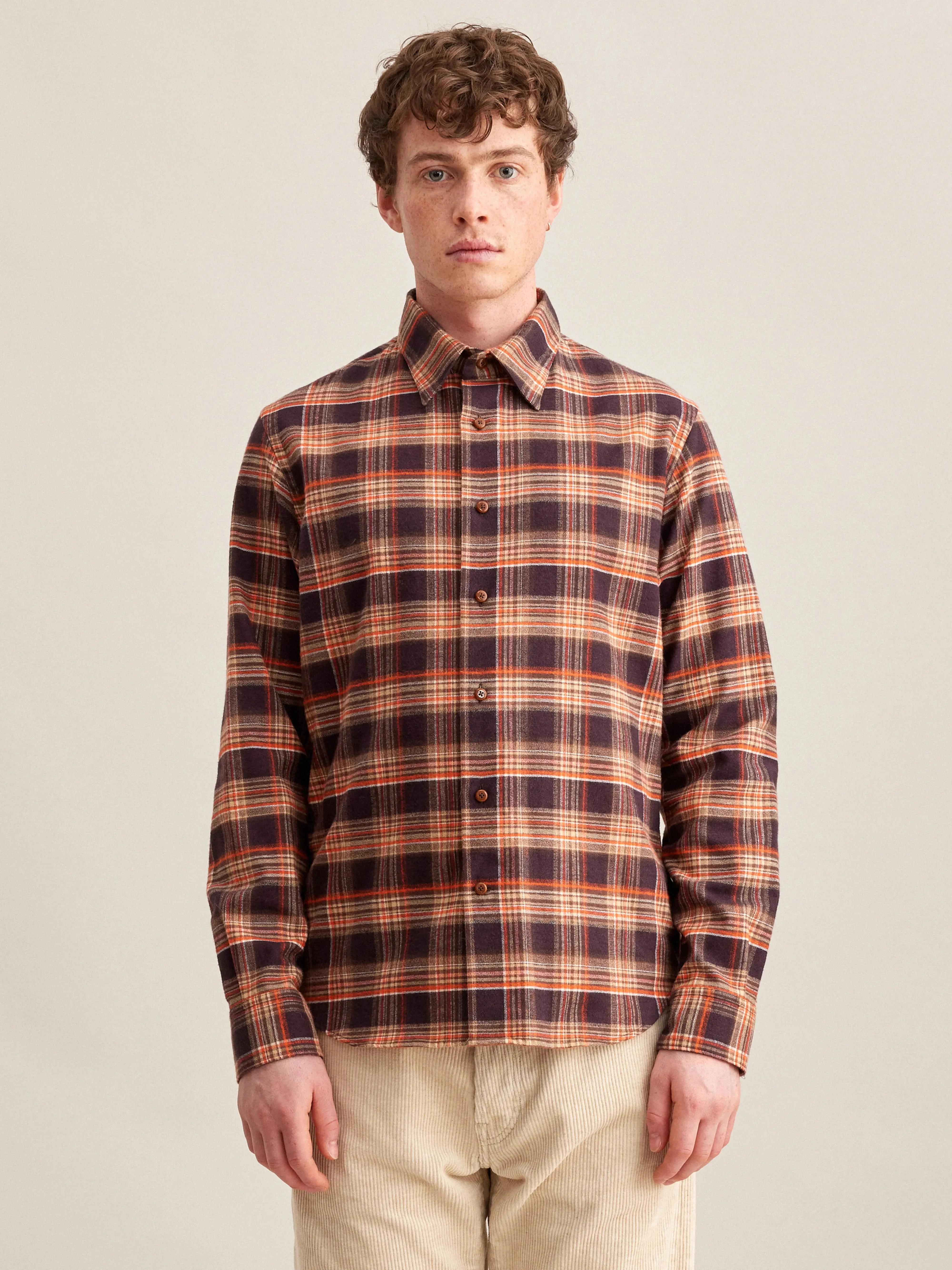 Franklin Shirt (232 / M / CHECK A) Sleek Fit