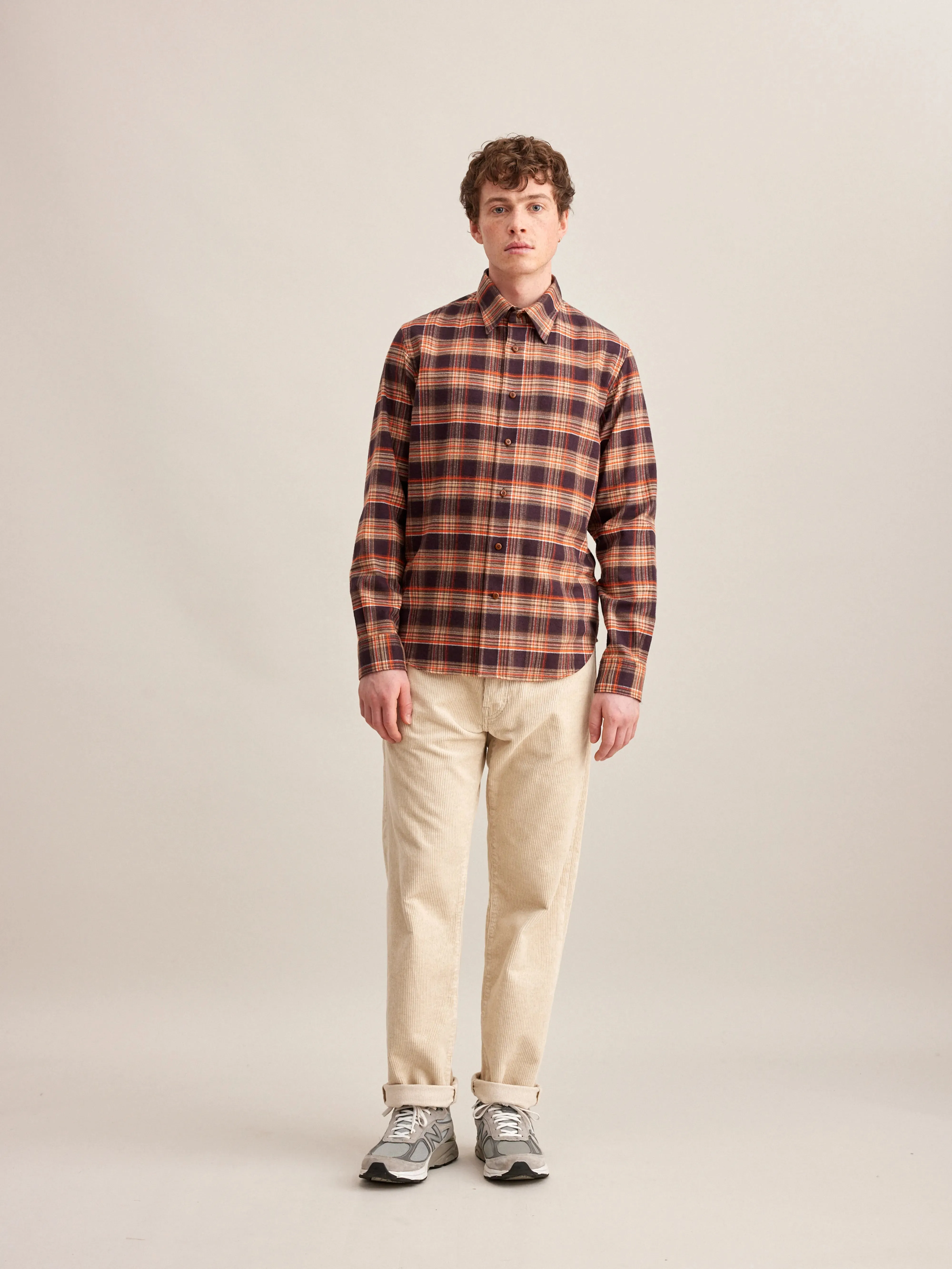 Franklin Shirt (232 / M / CHECK A) Sleek Fit