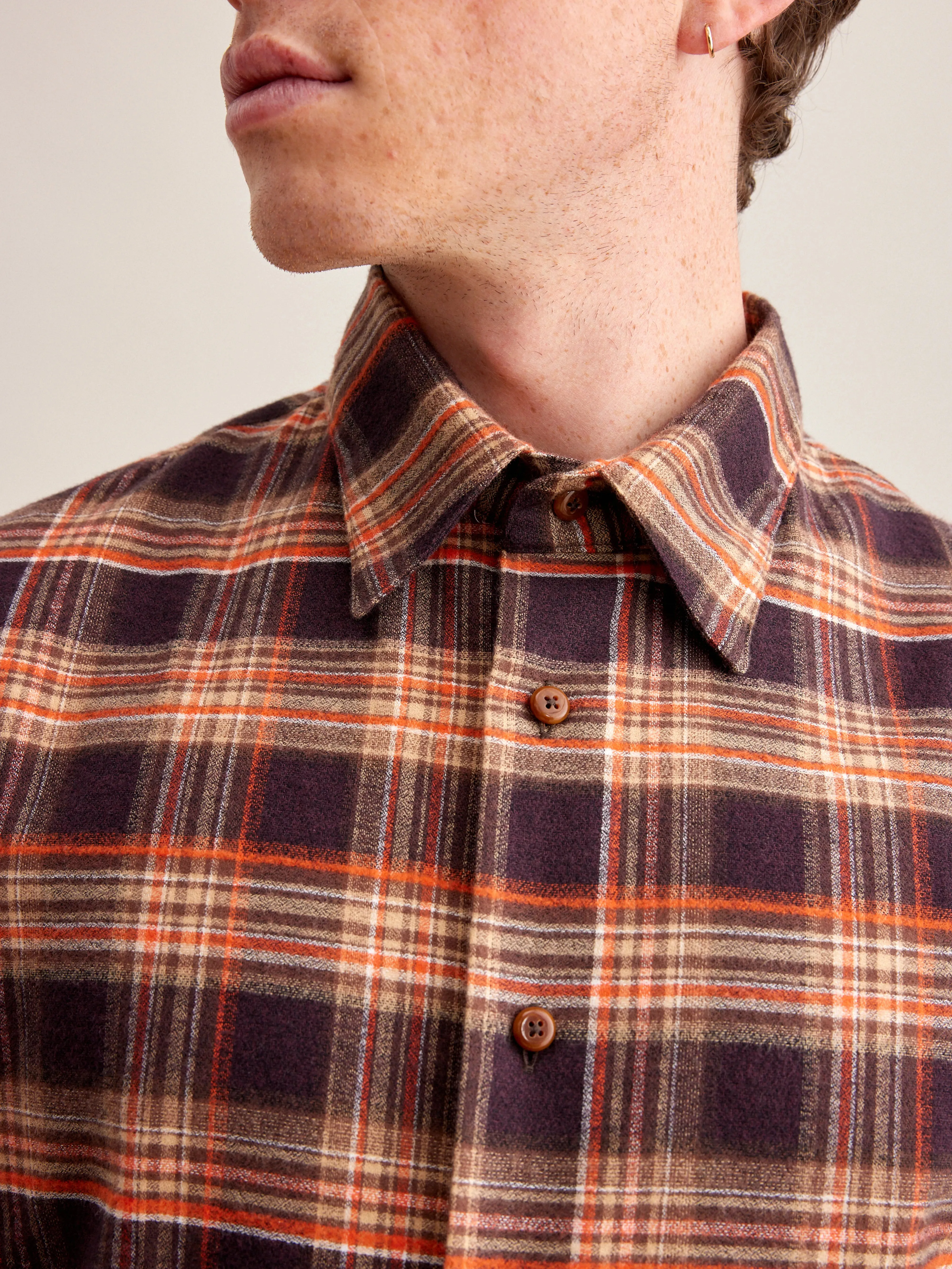 Franklin Shirt (232 / M / CHECK A) Sleek Fit