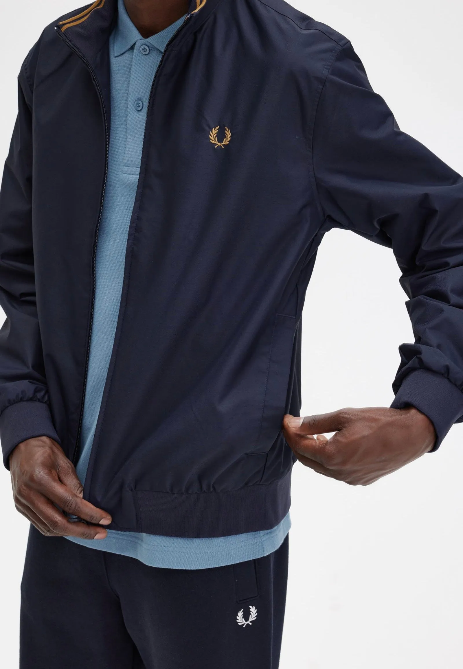 Fred Perry - Brentham Navy - Jacket Lightweight Jacket