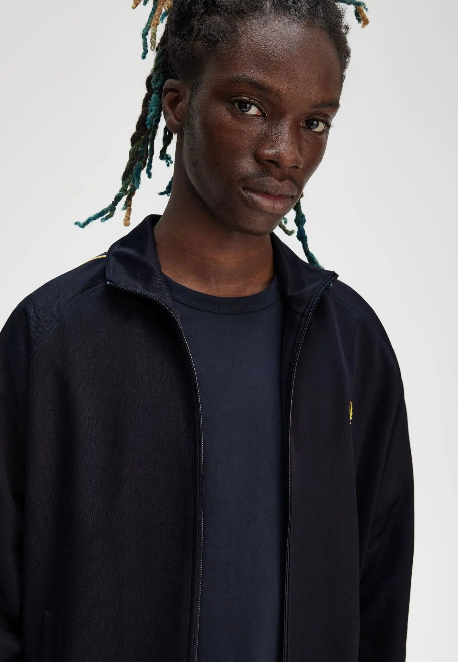 Fred Perry - Contrast Tape Navy/Honeycomb - Track Jacket Blazer