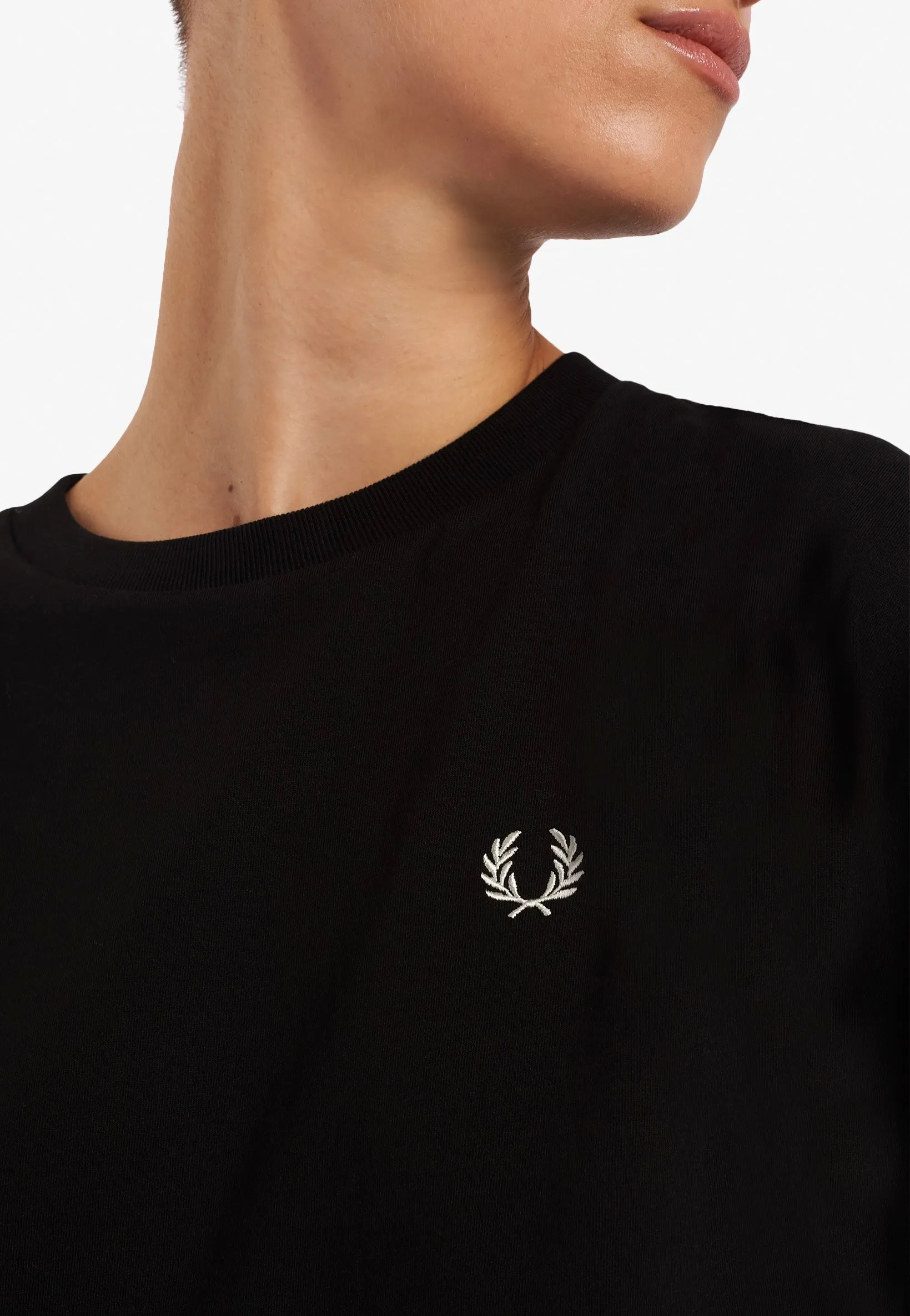 Fred Perry - Crew Neck Black - T-Shirt Influential design