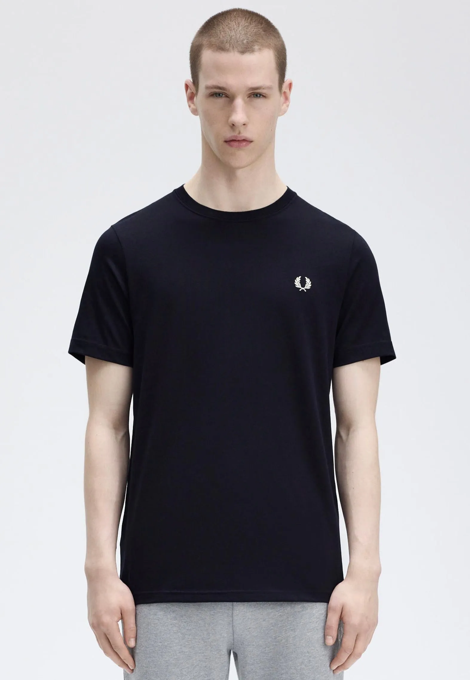Fred Perry - Crew Neck Navy - T-Shirt Regular and comfortable