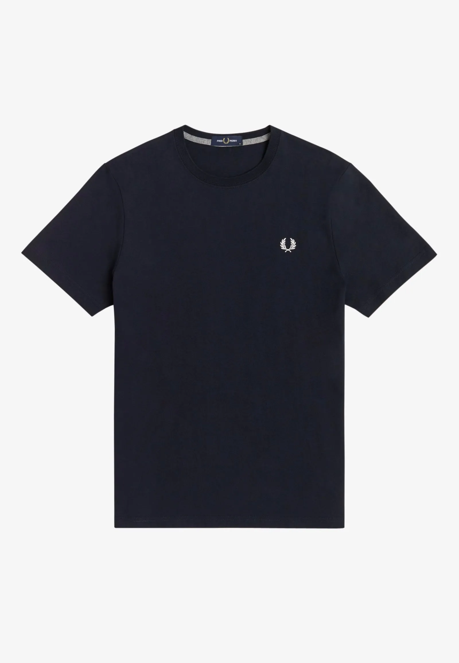 Fred Perry - Crew Neck Navy - T-Shirt Retro - modern