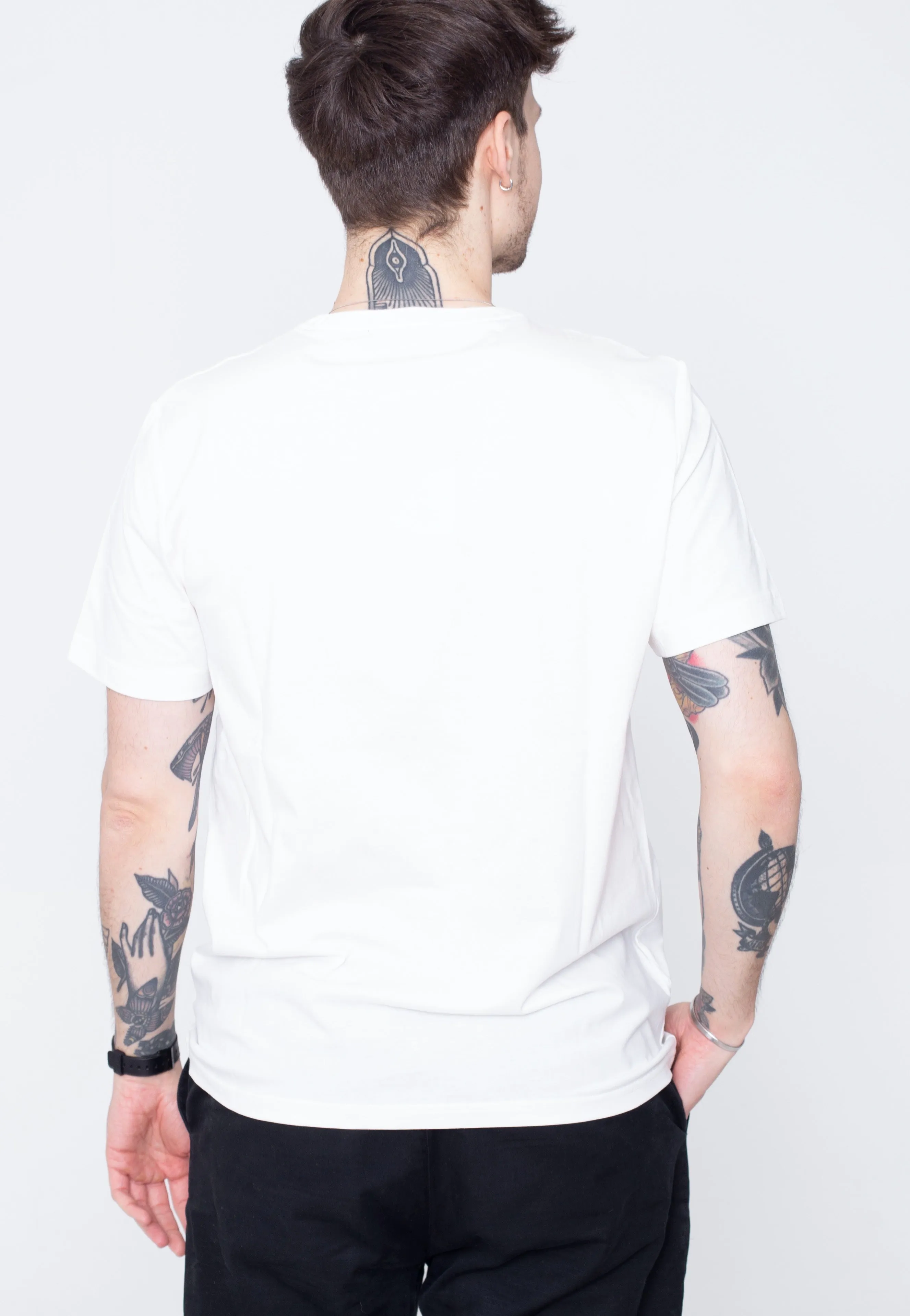 Fred Perry - Crew Neck Snow White - T-Shirt Half and versatile