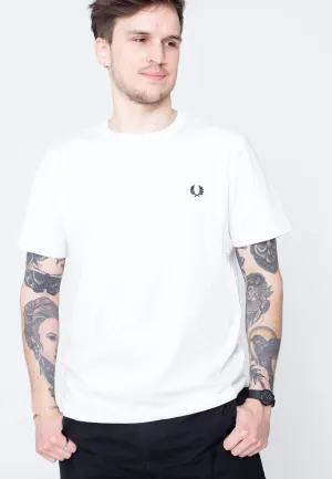 Fun Prints Fred Perry - Crew Neck Snow White - T-Shirt