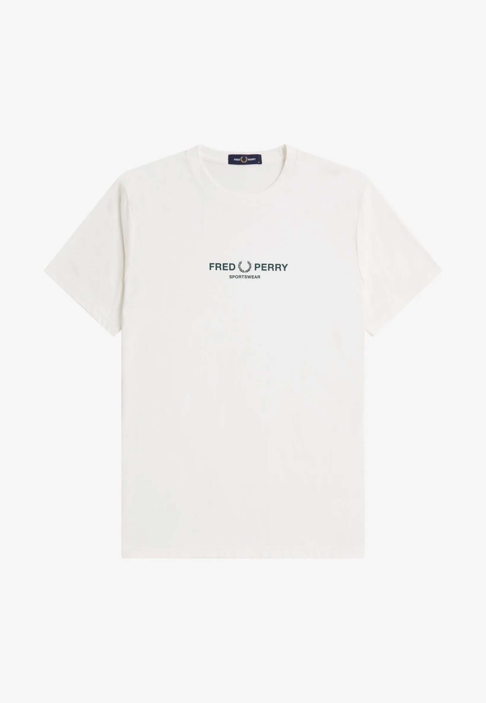 Fred Perry - Fred Perry Sportswear Snow White - T-Shirt Great Fit