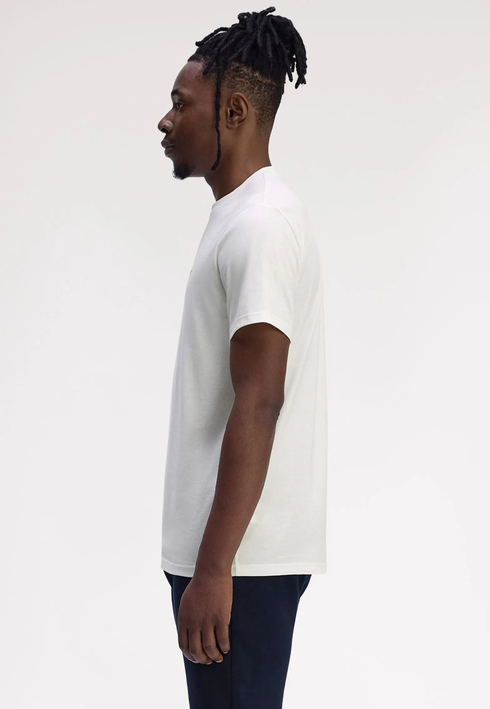 Fred Perry - Fred Perry Sportswear Snow White - T-Shirt Great Fit