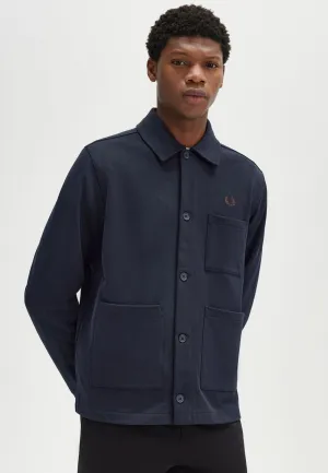 Toothbrush Fred Perry - Heavyweight Sweat Navy - Jacket