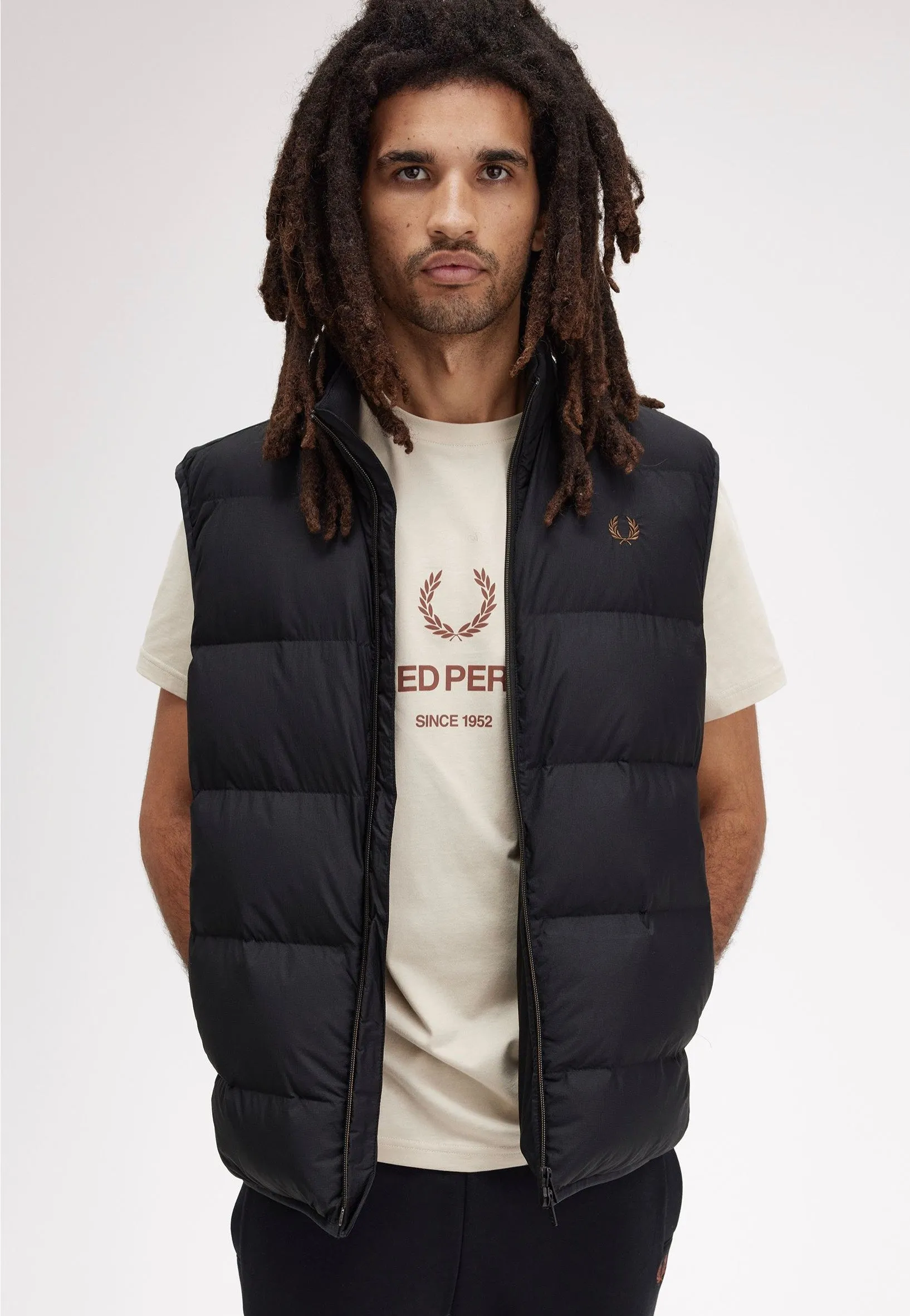 Fred Perry - Insulated Black - Vest Functional Style