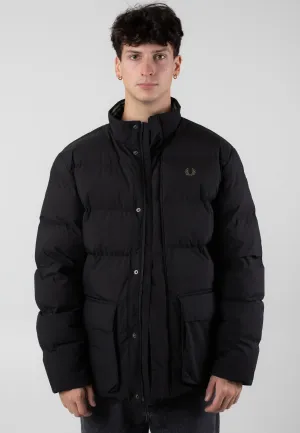 middle aged people Fred Perry - Padded Pocket Detail Black - Jacket