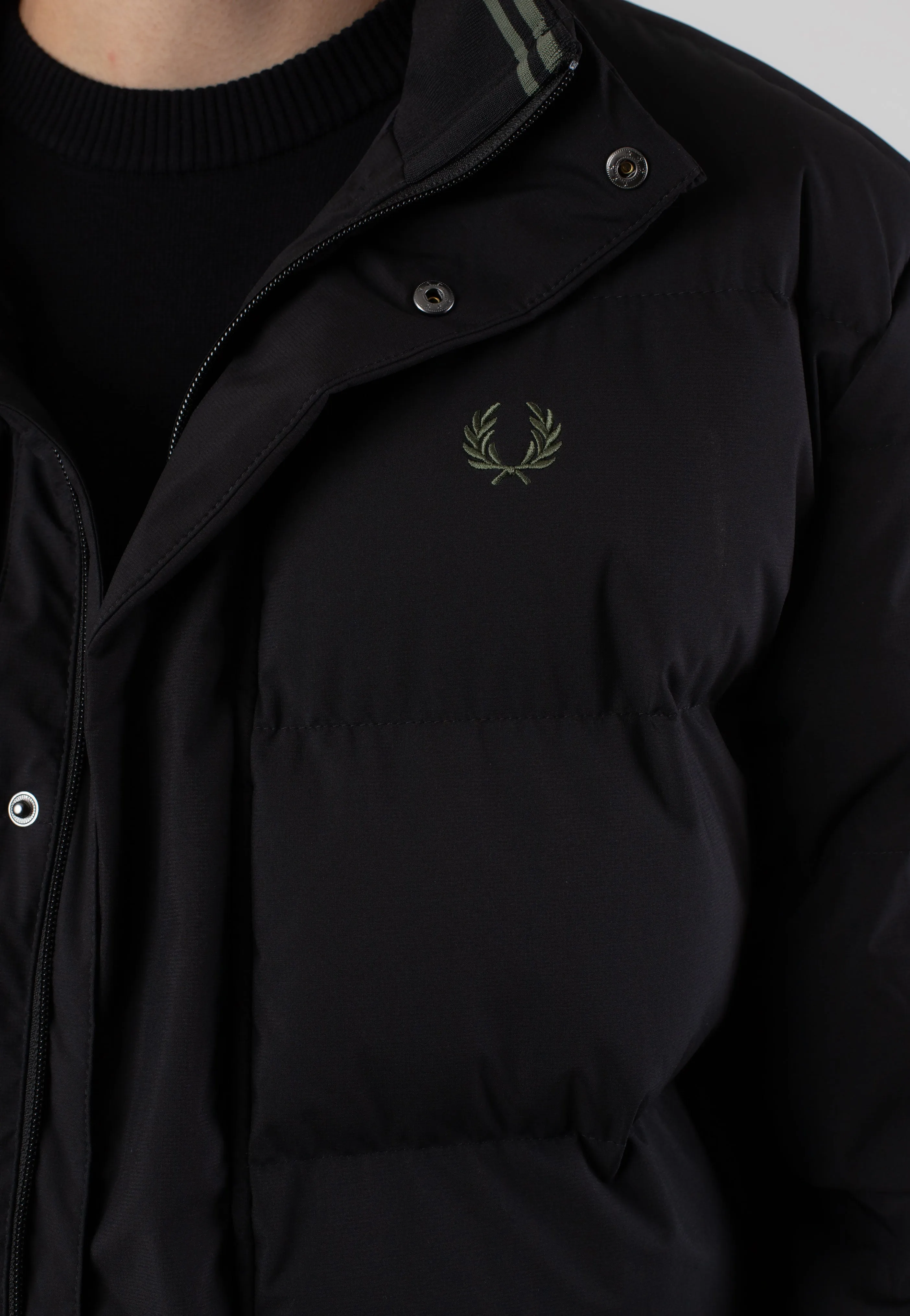 Fred Perry - Padded Pocket Detail Black - Jacket Coordinating set