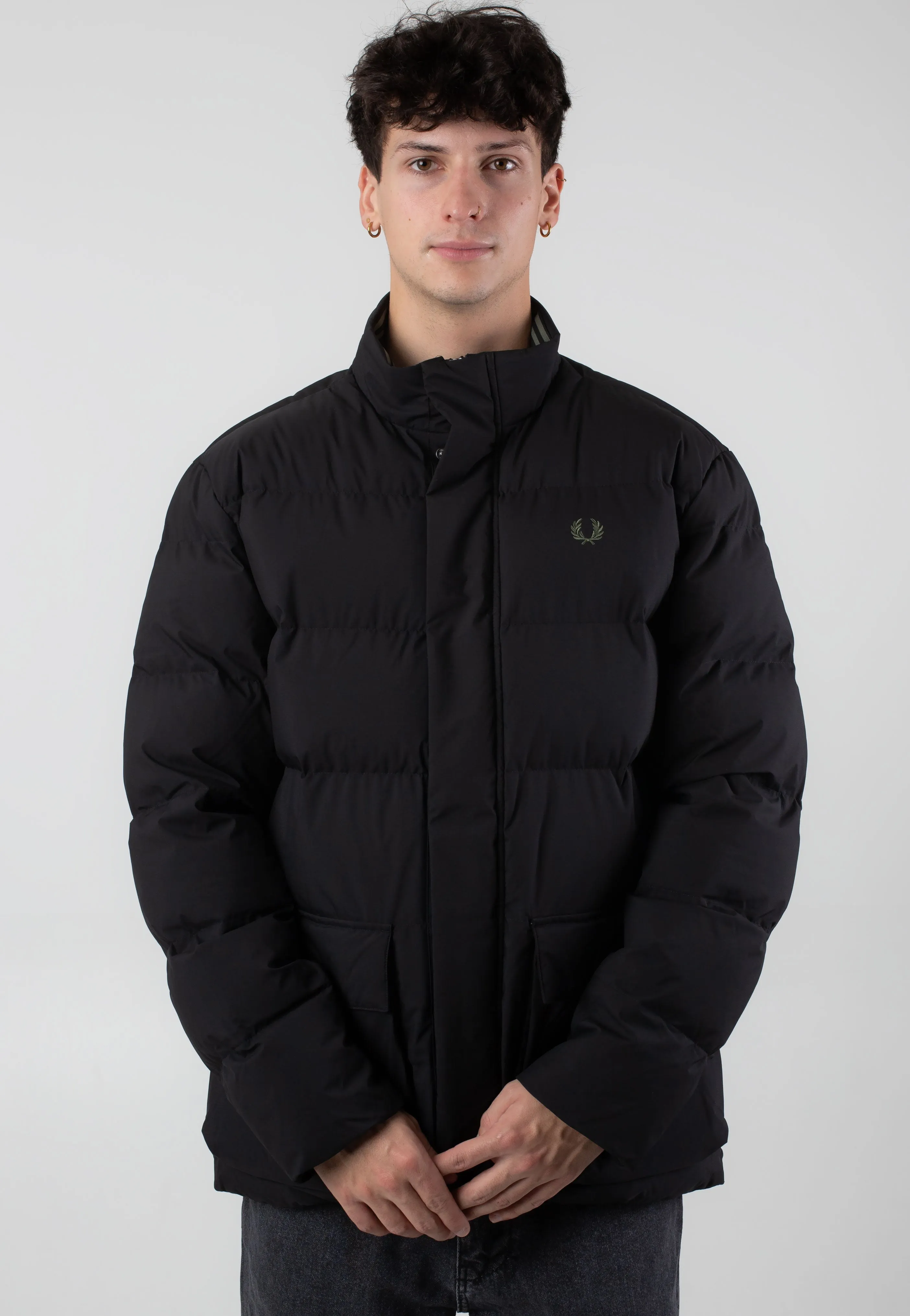 Fred Perry - Padded Pocket Detail Black - Jacket Coordinating set