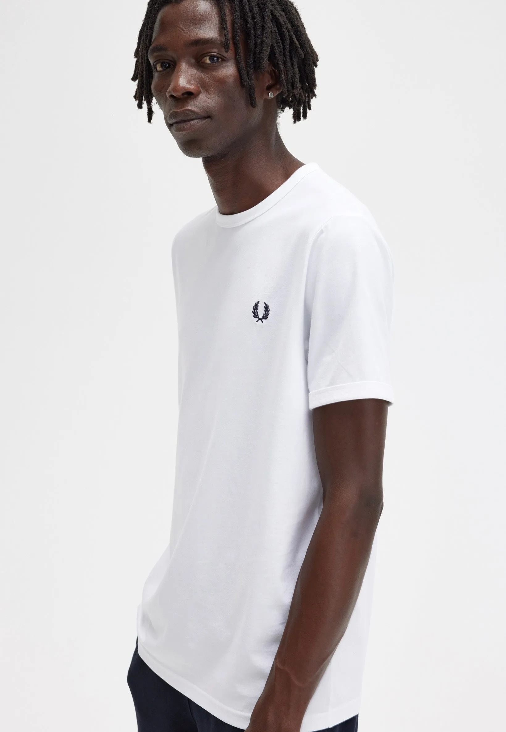 cyber monday harmonious Fred Perry - Ringer White - T-Shirt