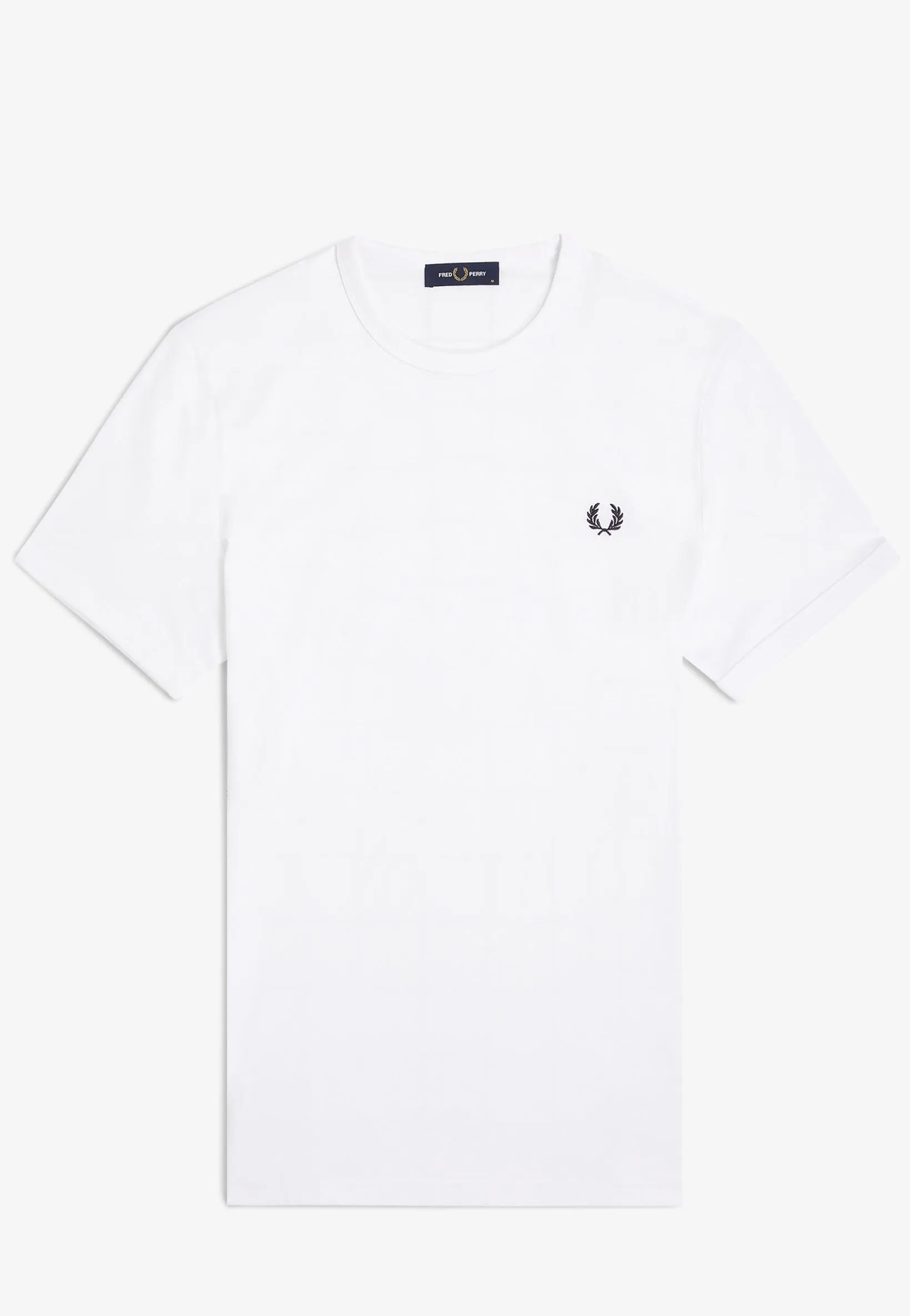 Fred Perry - Ringer White - T-Shirt Bold Prints