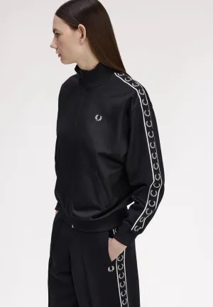 Allow suitable for winter sports Fred Perry - Taped Track Black - Track Jacket