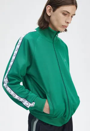 Fred Perry - Taped Track Label Green - Track Jacket Subtle Service