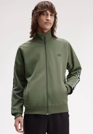 Introduce Compromise Fred Perry - Taped Track Laurel Wreath Green/Black - Track Jacket