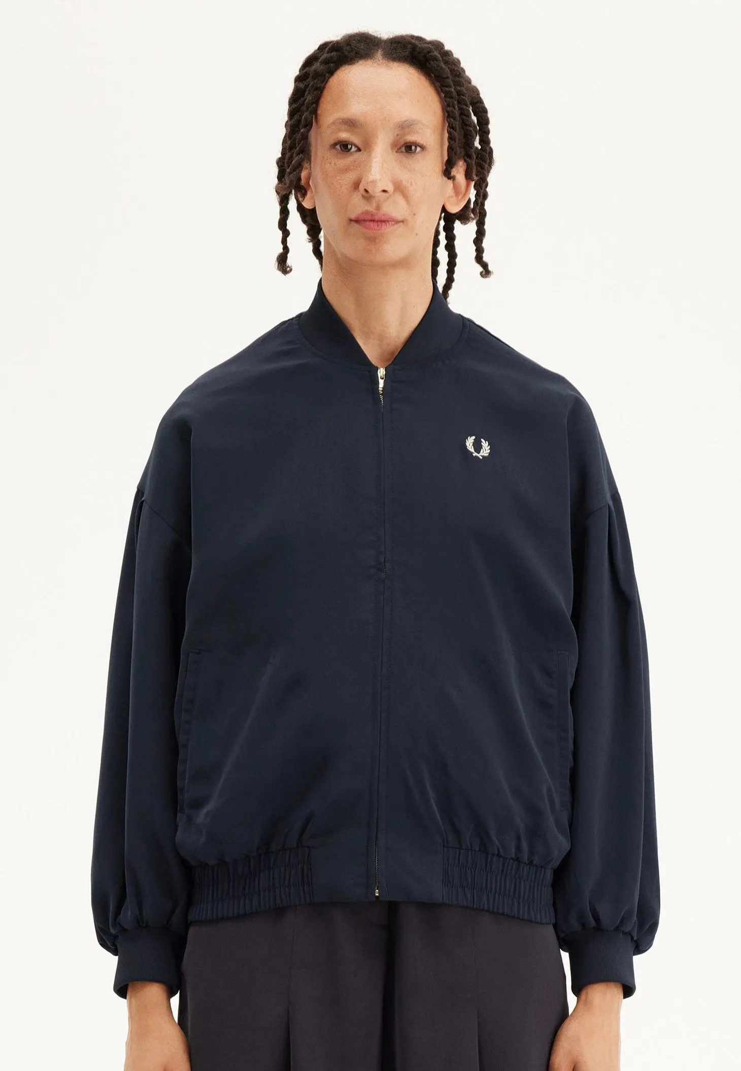 Fred Perry - Tennis Bomber Navy - Jacket Customizable Options