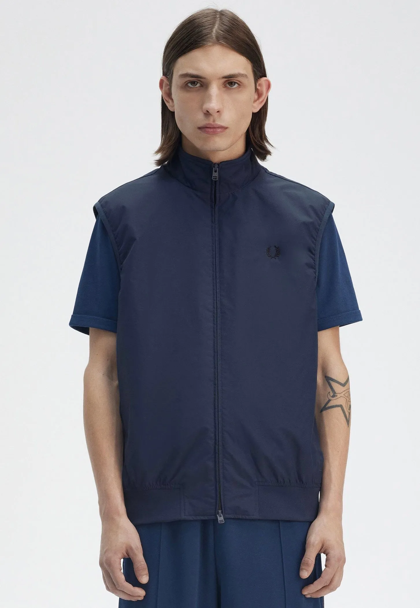 Fred Perry - The Brentham Tennis Blue - Vest Classic Fit