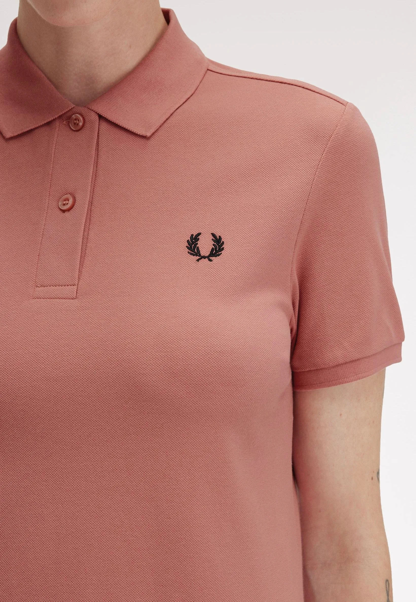 Fred Perry - The Fred Perry Putty Pink/Black - Dress Elastic cuffs