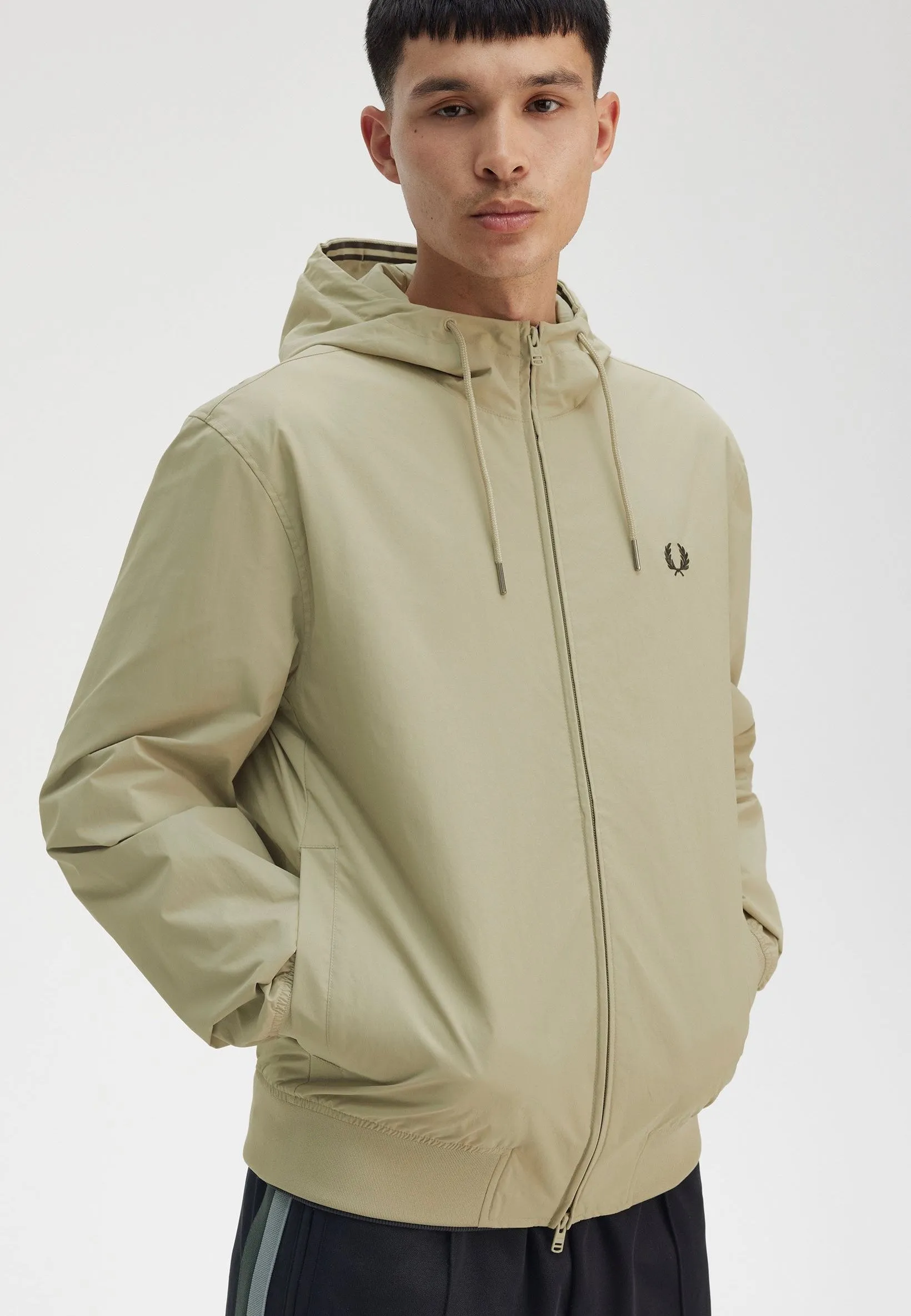 Fred Perry - The Hooded Brentham Warm Grey - Jacket wallet