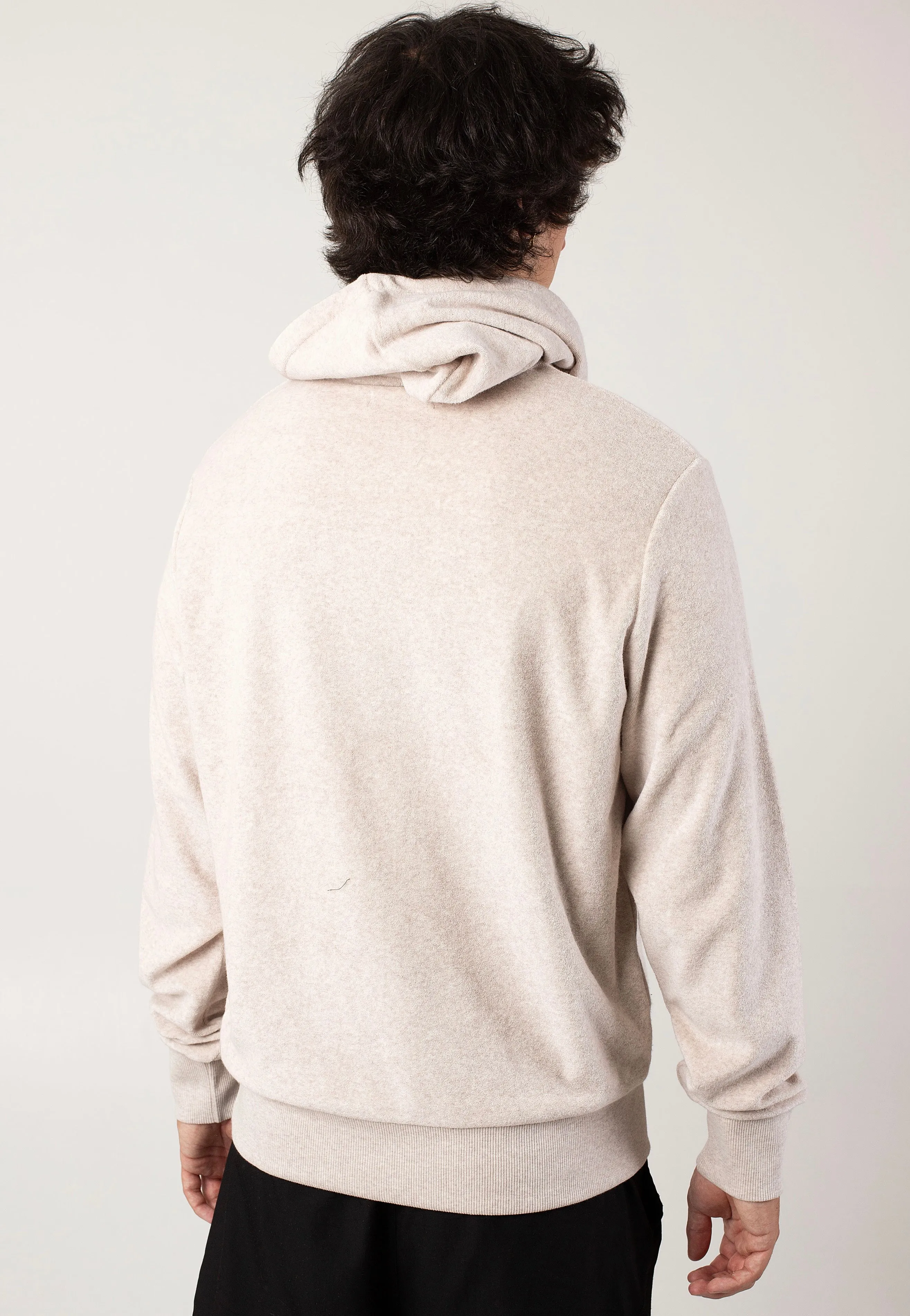 Fred Perry - Towelling Crew Neck Porridge Marl - Hoodie Warm Core