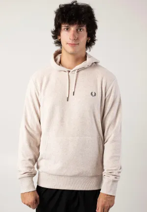 Fred Perry - Towelling Crew Neck Porridge Marl - Hoodie Sun Protection Organic Fibers