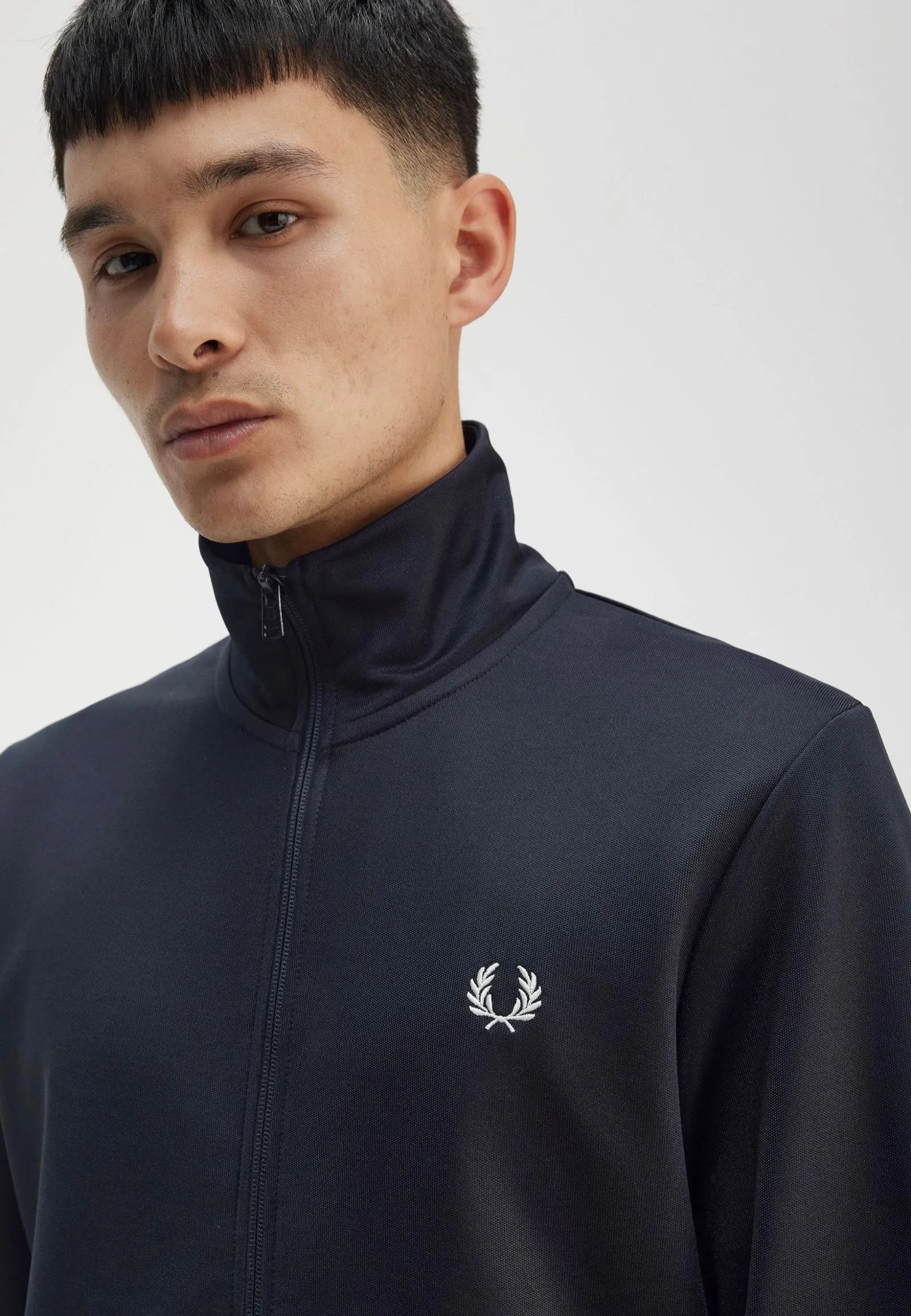 Fred Perry - Track Navy - Track Jacket Spandex addition