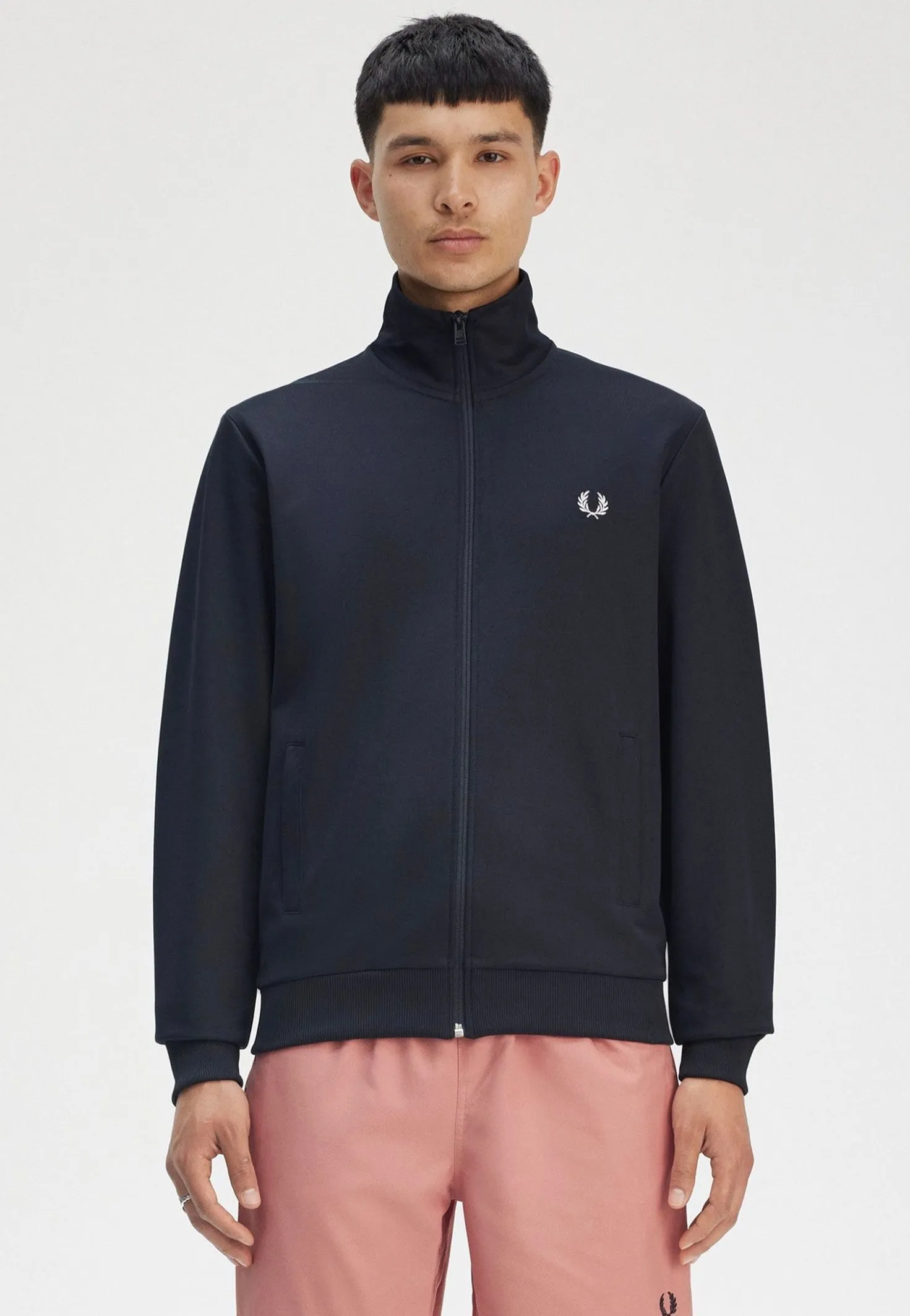 Fred Perry - Track Navy - Track Jacket Spandex addition