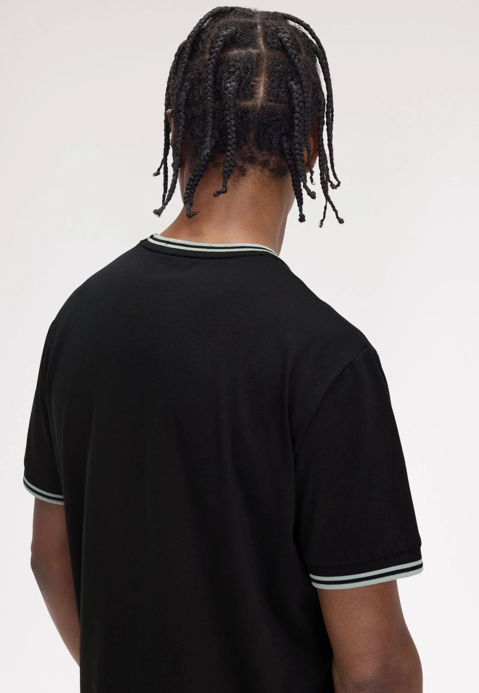 Fred Perry - Twin Tipped Black/Silverblue - T-Shirt fade - resistant