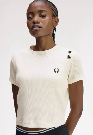 Smart Artist Fred Perry x Amy Winehouse - Ribbed Ecru - Top