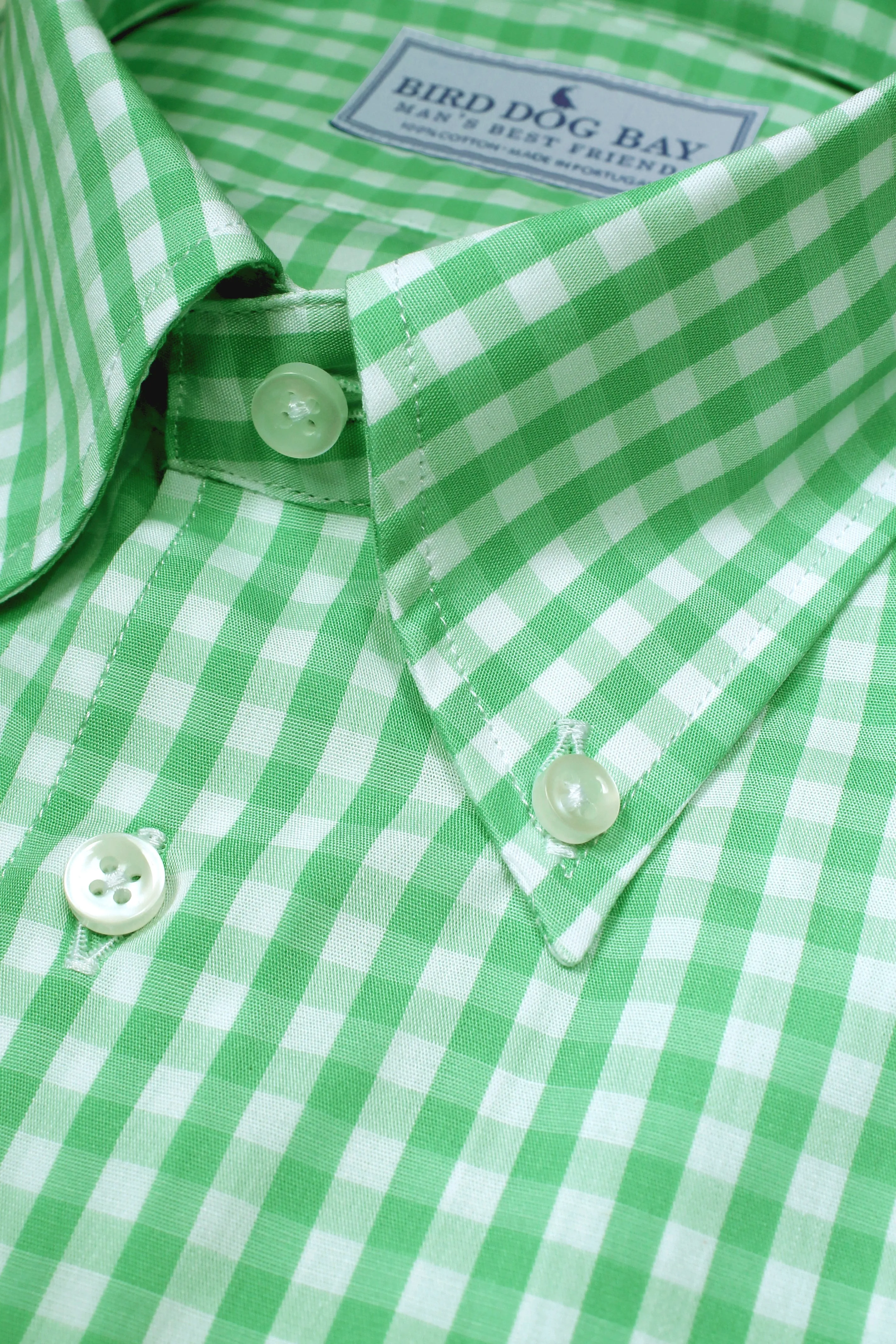 Fresh Style Hamilton: Button Down Shirt - Green (S)