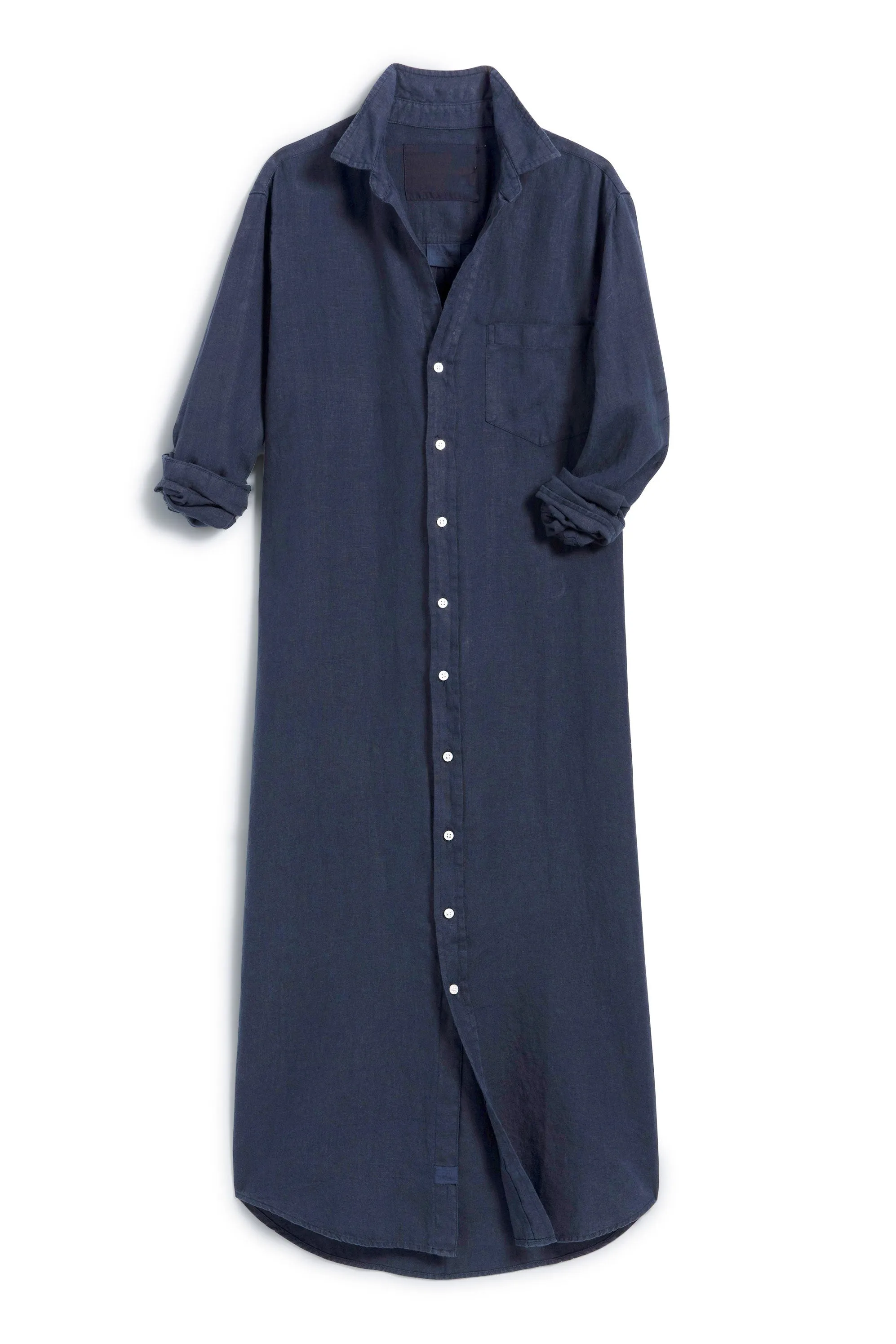 Fresh Style Rory Navy Maxi Shirtdress