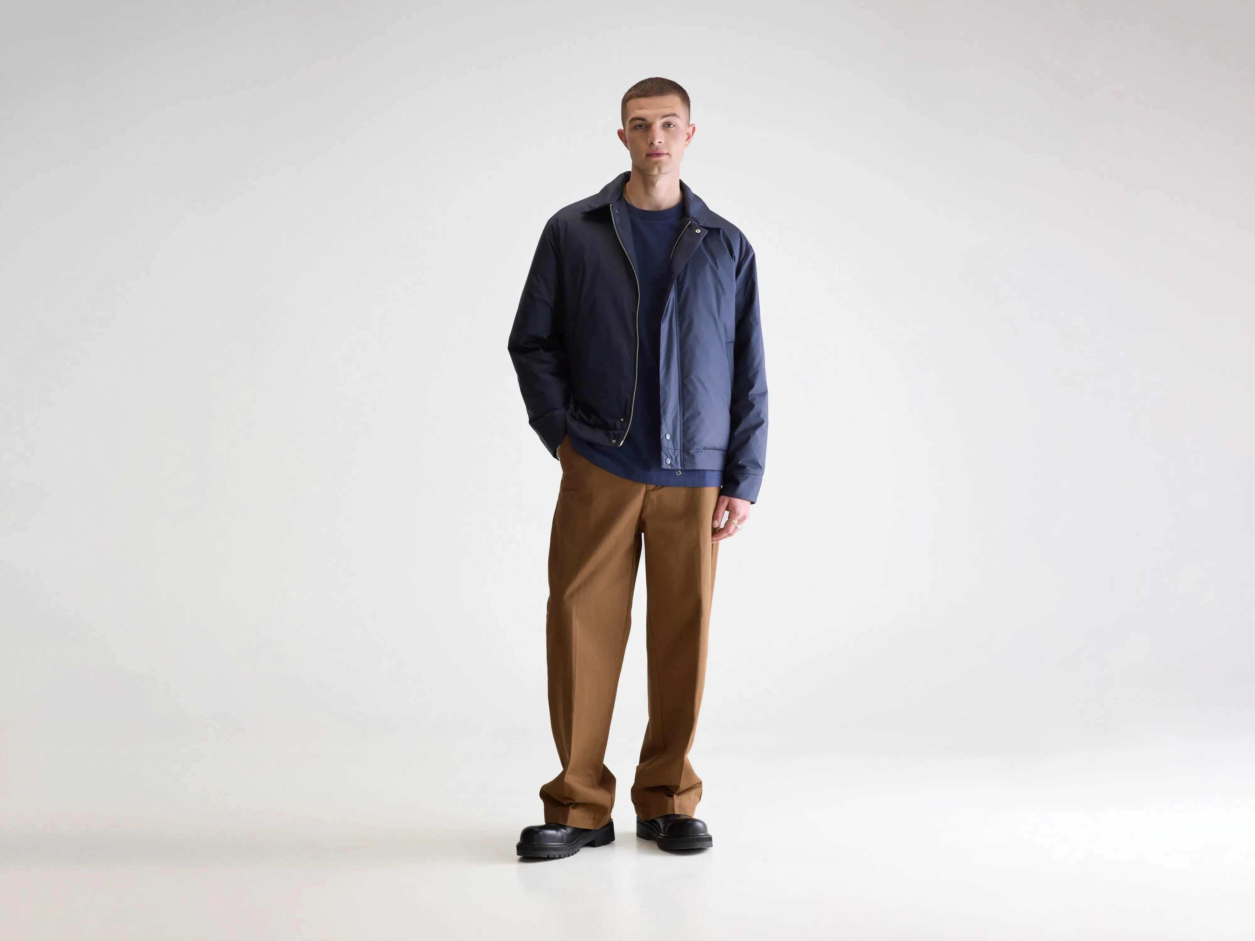 Hammy padded jacket (252 / M / NAVY) water proof