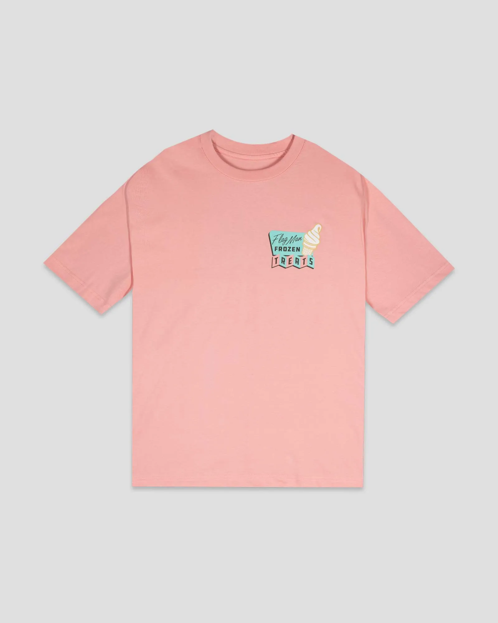 Frozen Treats Ice Cream Sundae Pima Cotton T-Shirt - Strawberry Cyberpunk style
