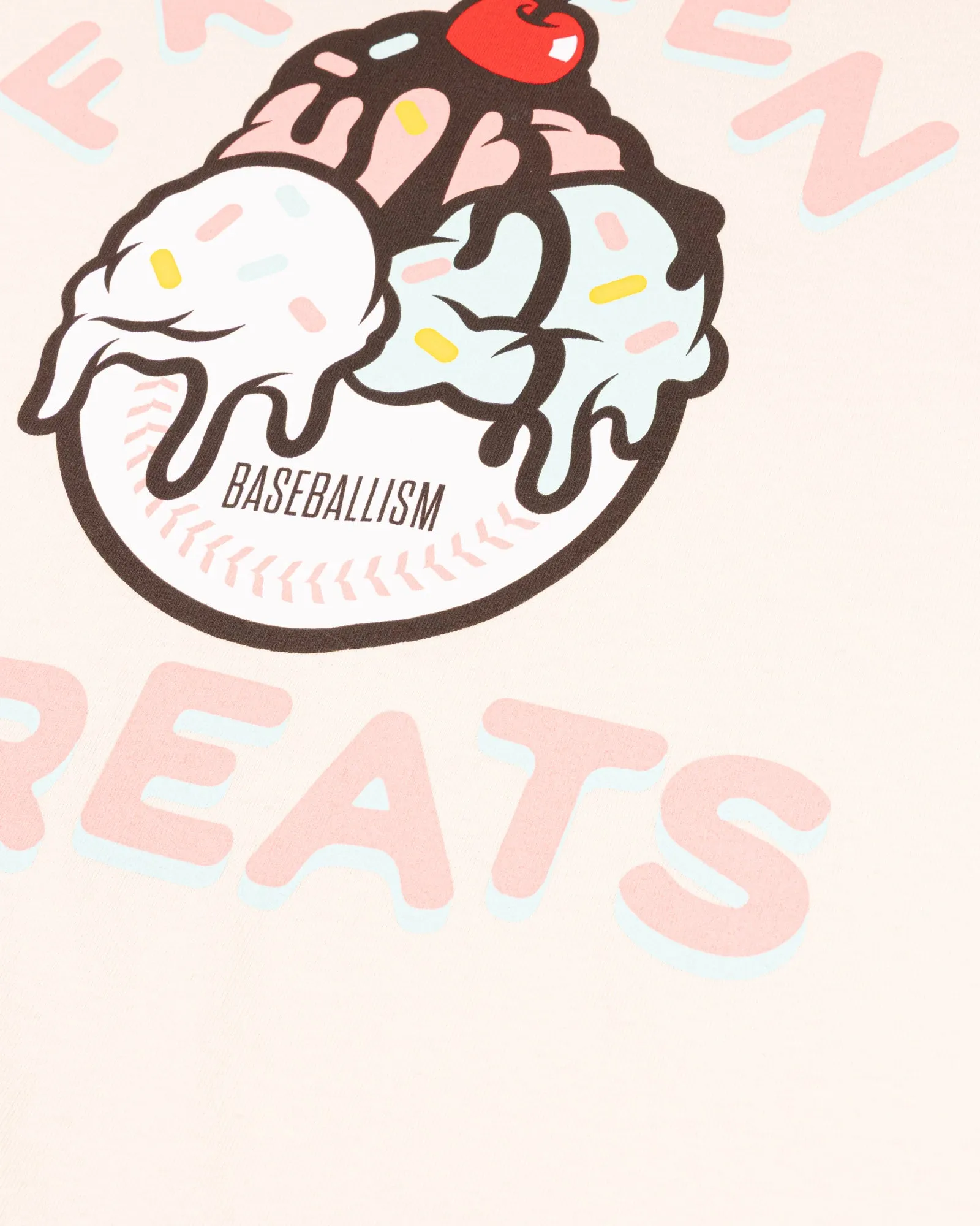 Frozen Treats Ice Cream Sundae Pima Cotton T-Shirt - Vanilla workout wear