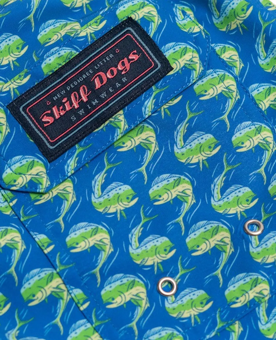 Fun Colors Mahi Migration: Swim Trunks - Blue