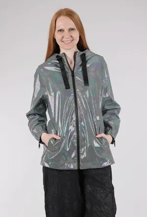 Reflective Hooded Jacket, Silver Premium Jacket Triumph