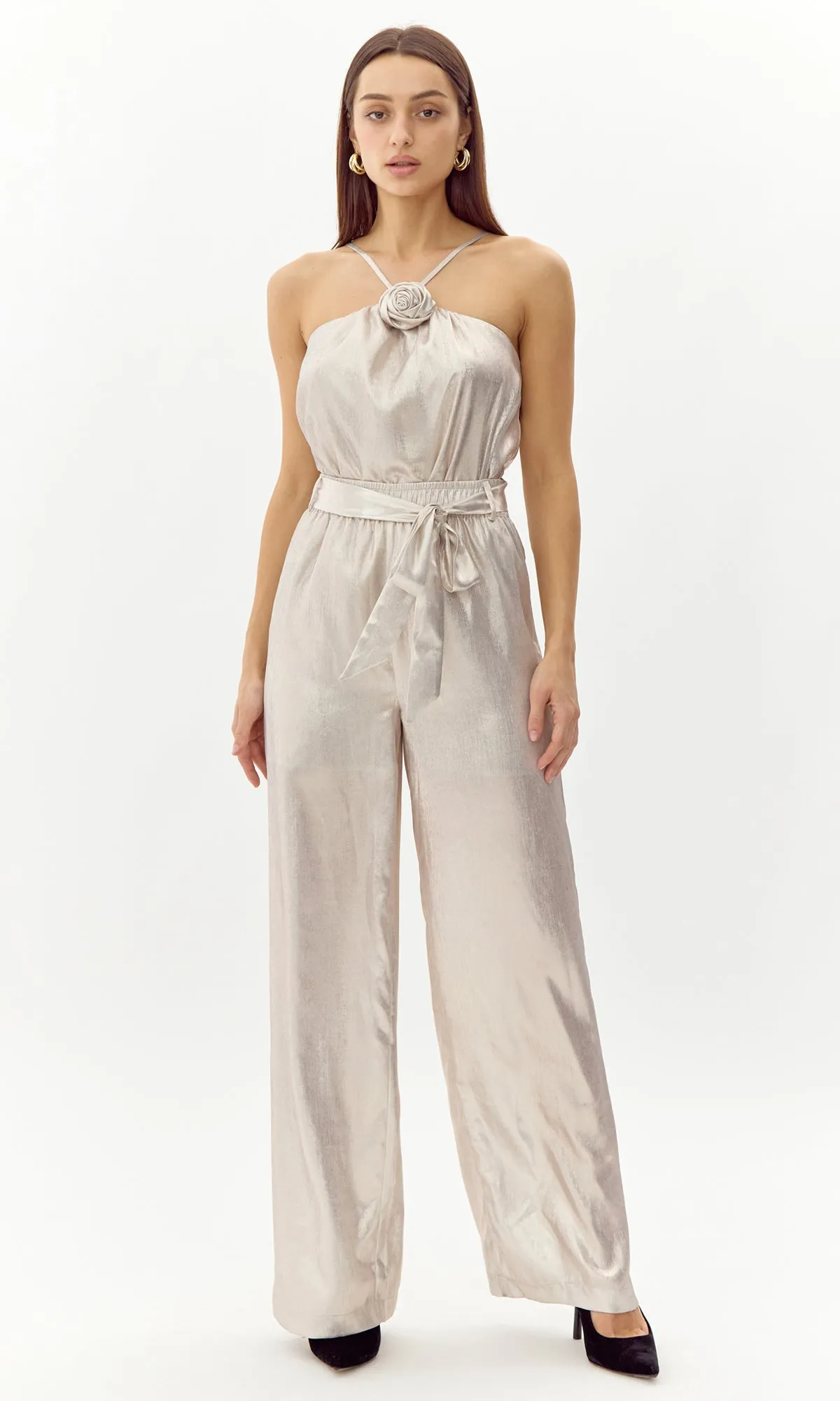 Functional Design Elysa Metallic Wide Leg Pant