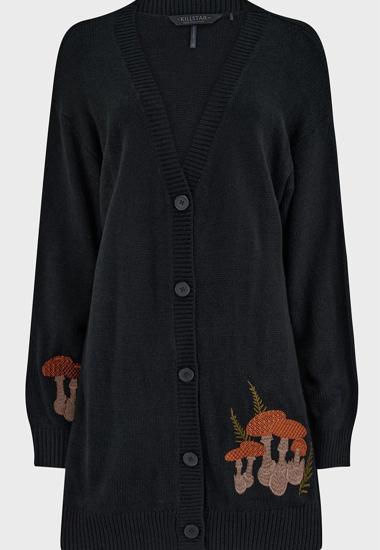 Functional Fashion Killstar - Shroom Black - Cardigan
